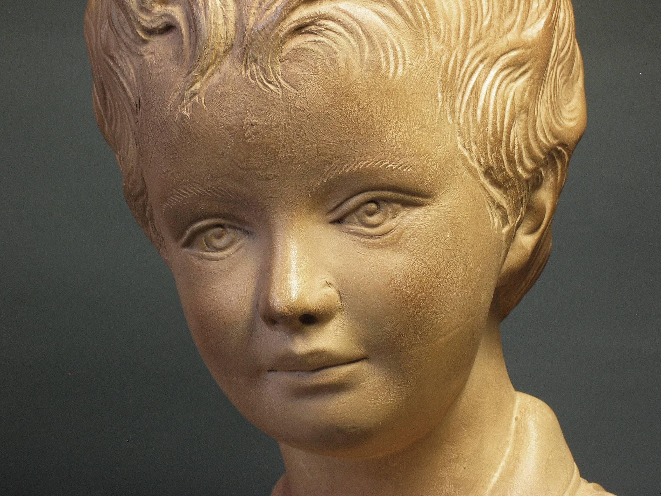 Plaster Bust of Alexandre Brongniart First Half of 20th Century For Sale