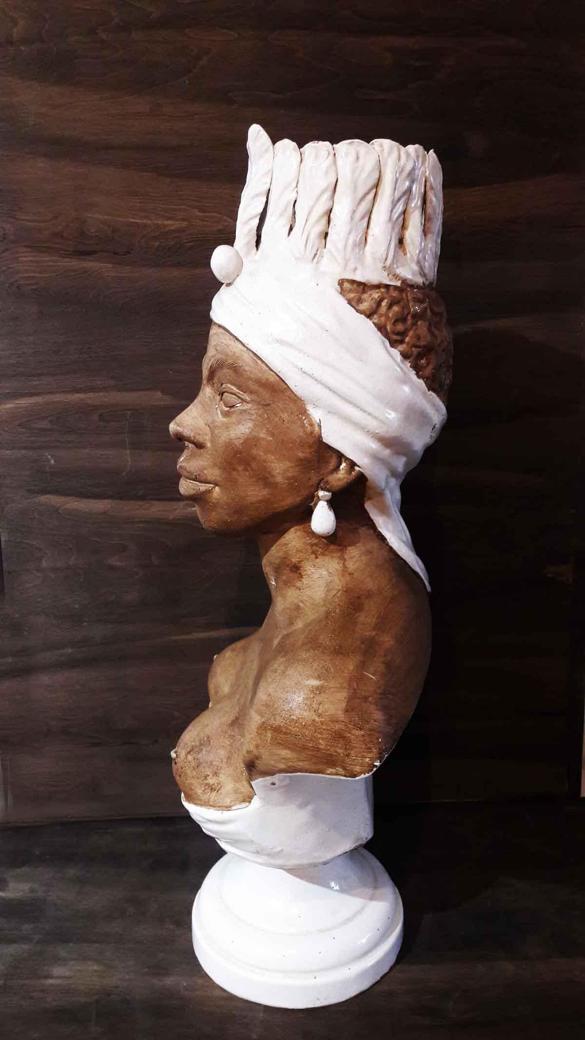 african woman bust