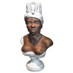 Bust of an African Woman, Paris, Mid-20th Century