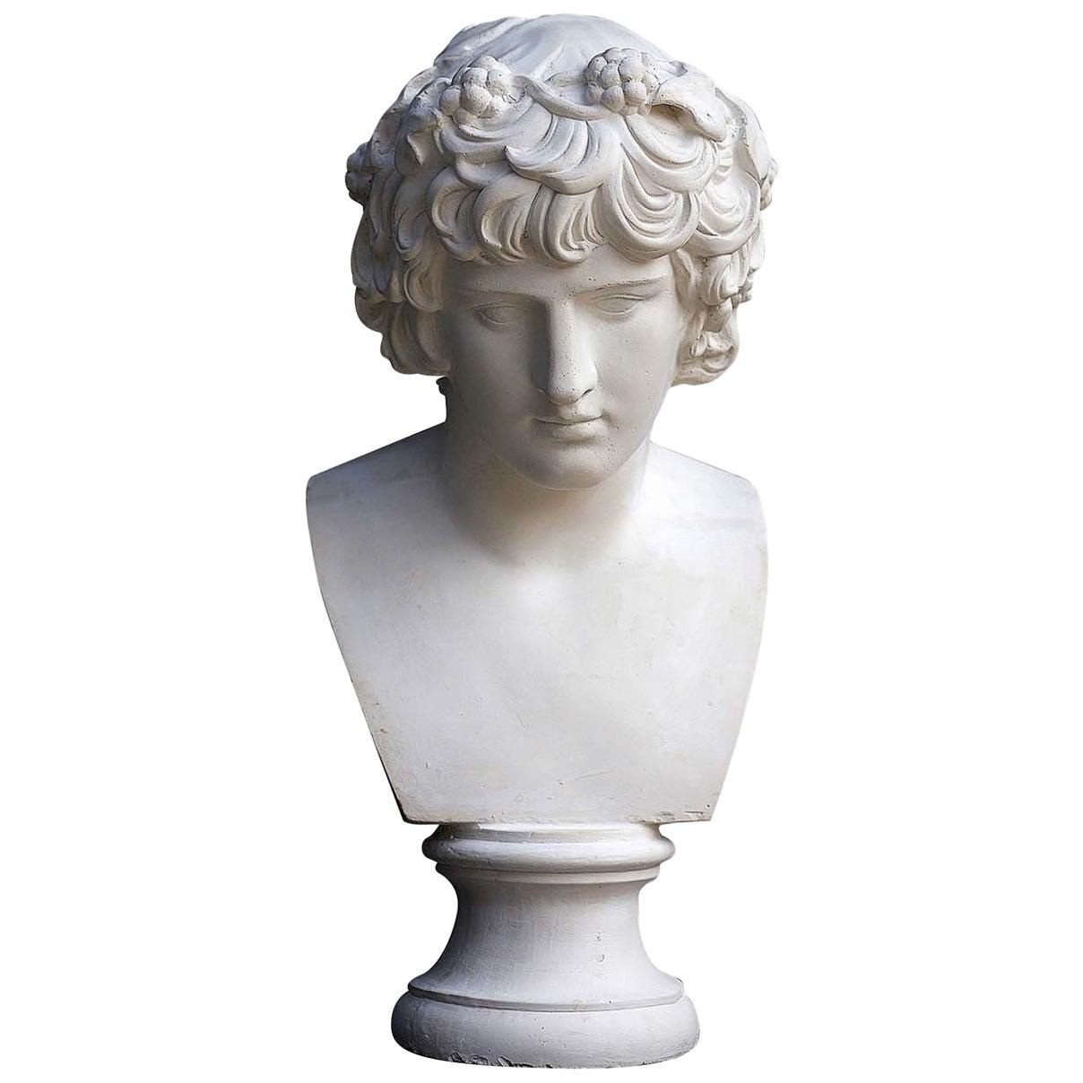 Bust of Antinous Sculpture