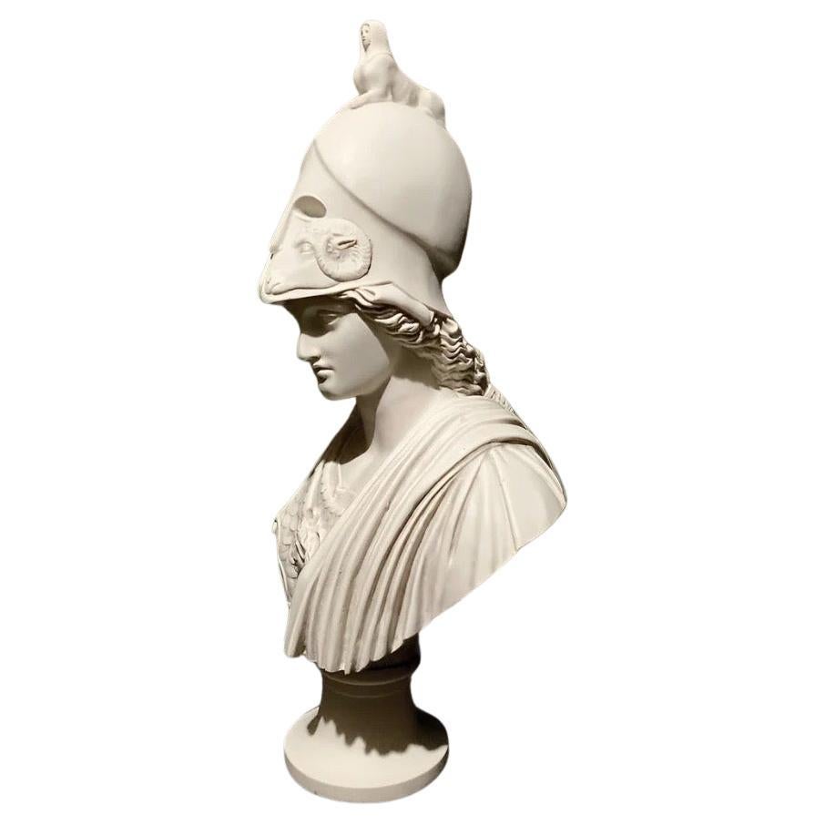 Buste d'Athéna - Sculpture grecque classique du 20e siècle en vente 1