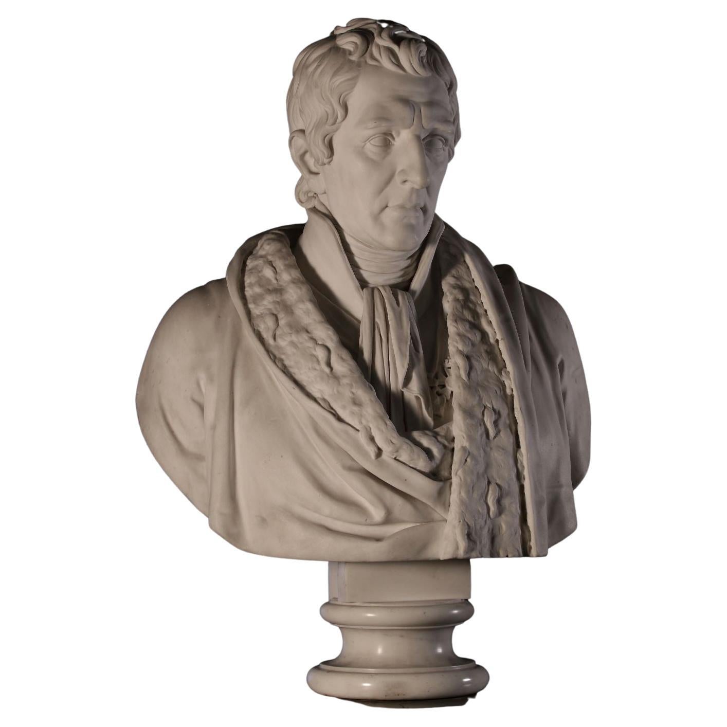 Bust of Baron Antonio Negri For Sale