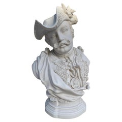 Bust of Baron Schmiedel - 20th Century Classical Sculpture