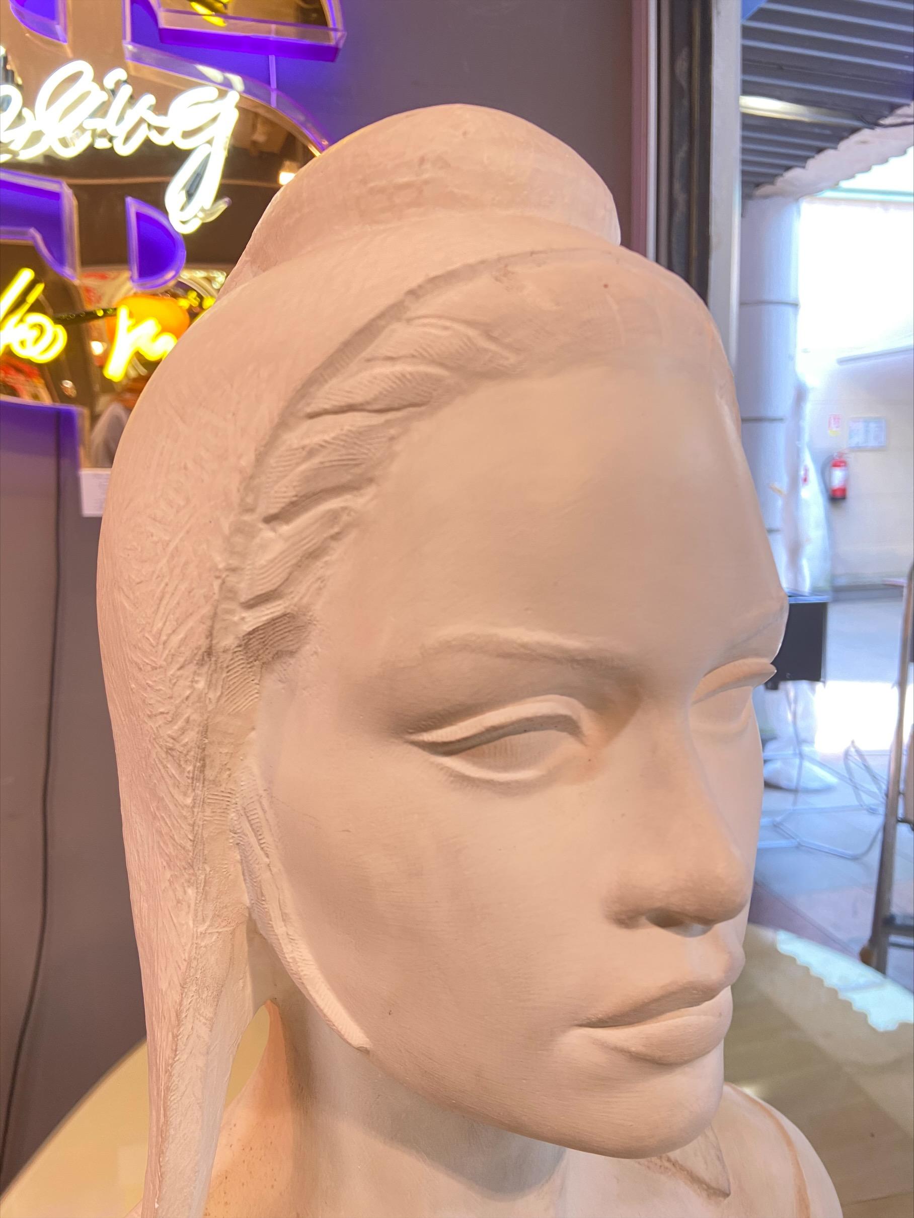 European Bust of Brigitte Bardot as Marianne, Alain Aslan, Circa 1960