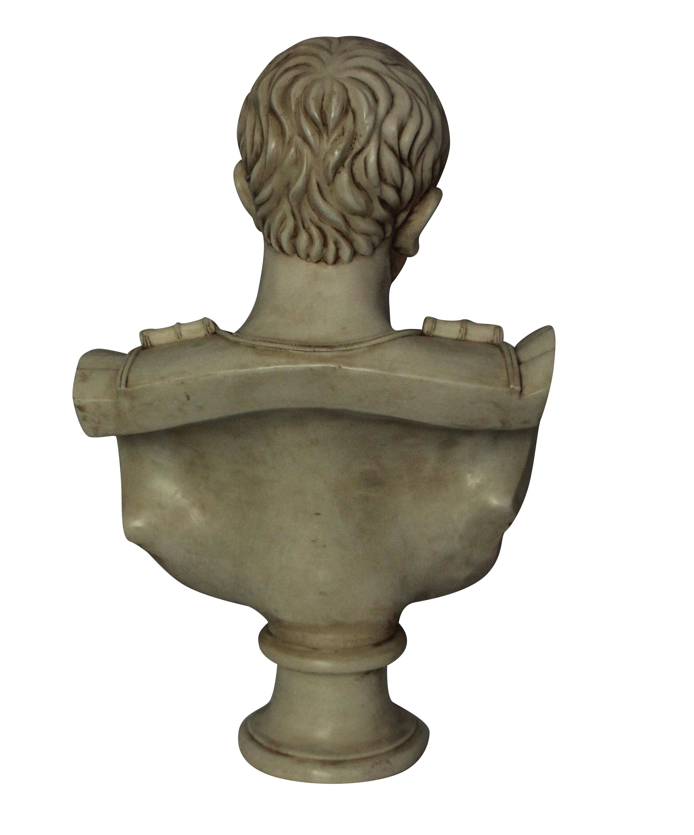 English Bust of Caesar Augustus
