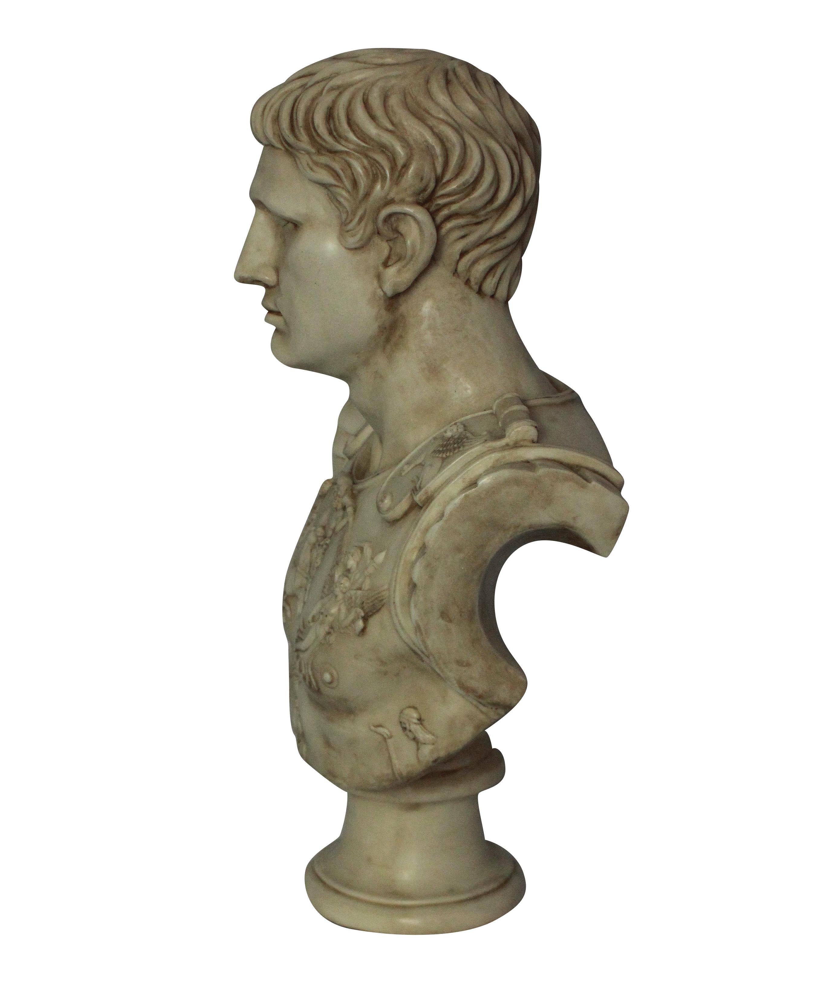 Bust of Caesar Augustus In Good Condition In London, GB