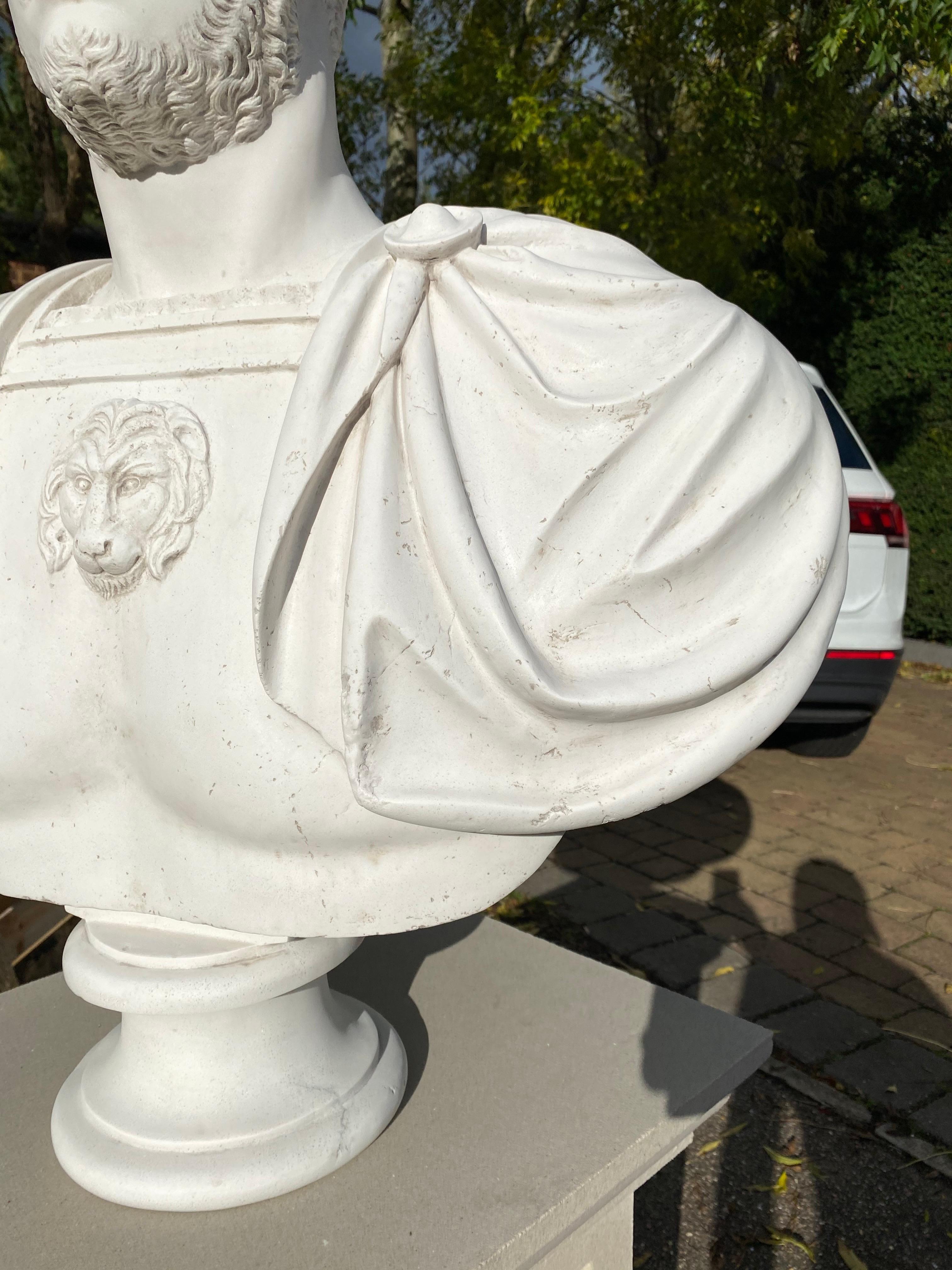 Bust of Caracalla – Skulptur eines römischen Kaisers des 20. Jahrhunderts im Angebot 5