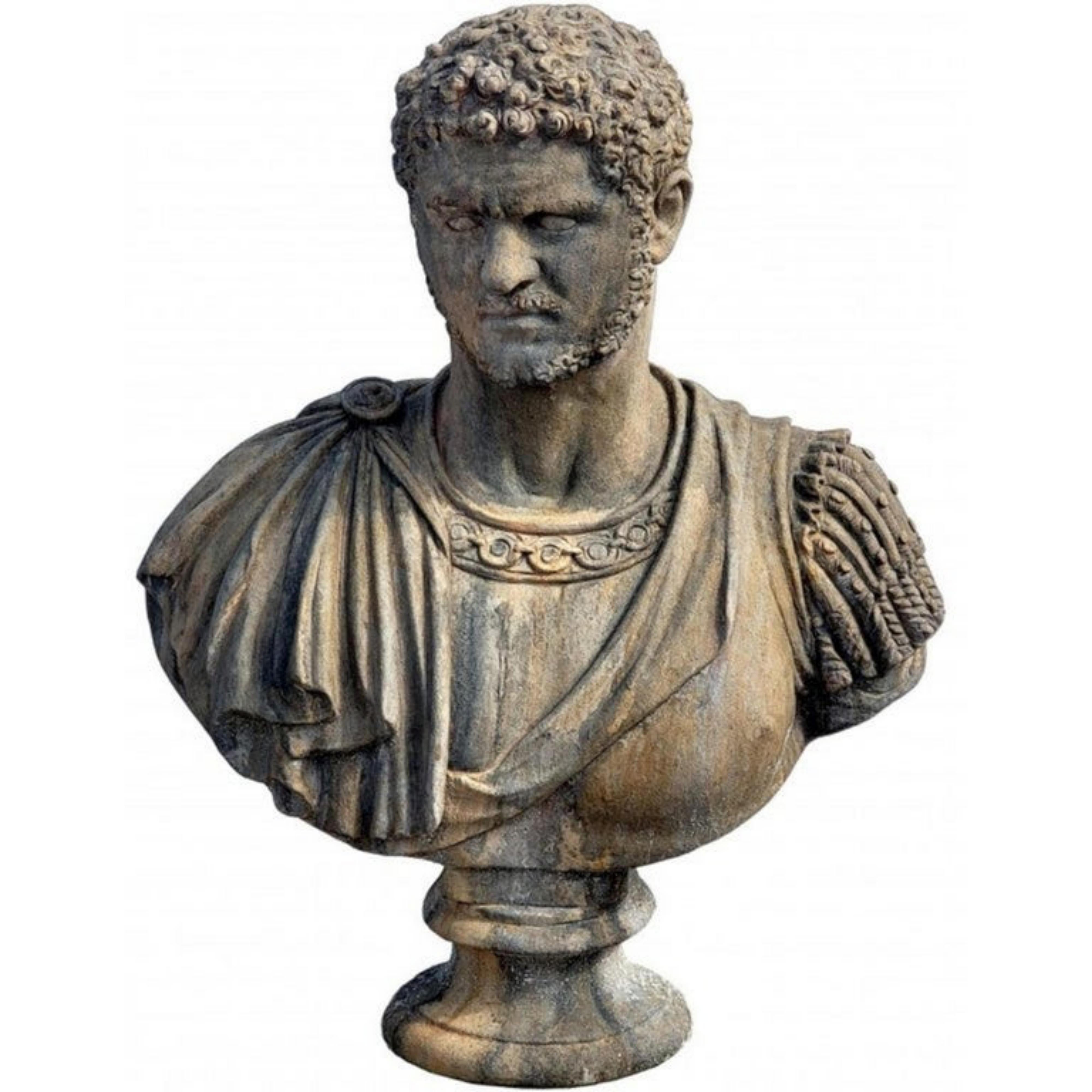 Hand-Crafted Bust of Caracalla in Terracotta, Early 20th Century For Sale