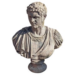 Antique Bust of Caracalla in Terracotta, Early 20th Century