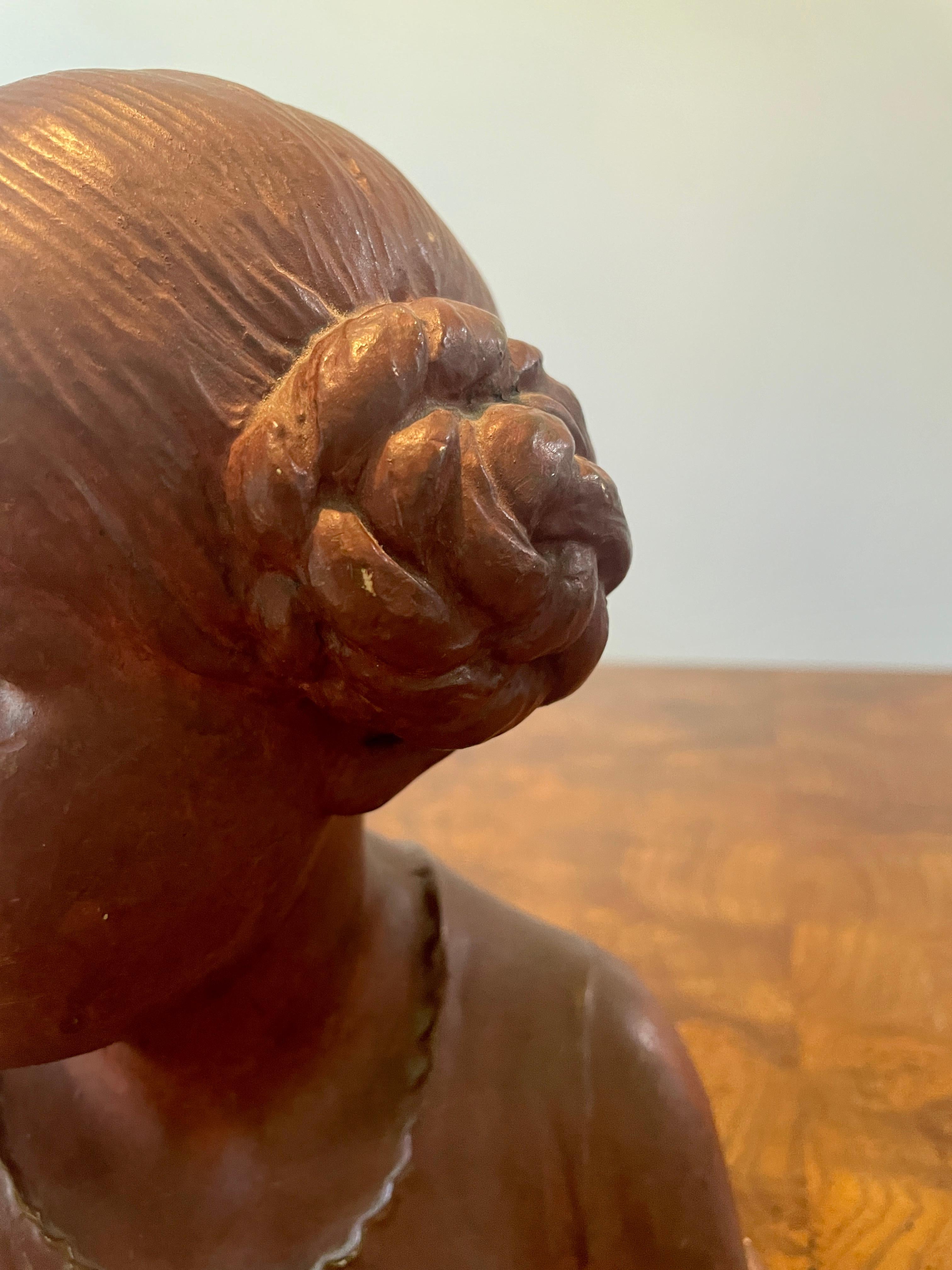 Busto di bambino - Una coppia di sculture In condizioni buone in vendita a Denton, TX