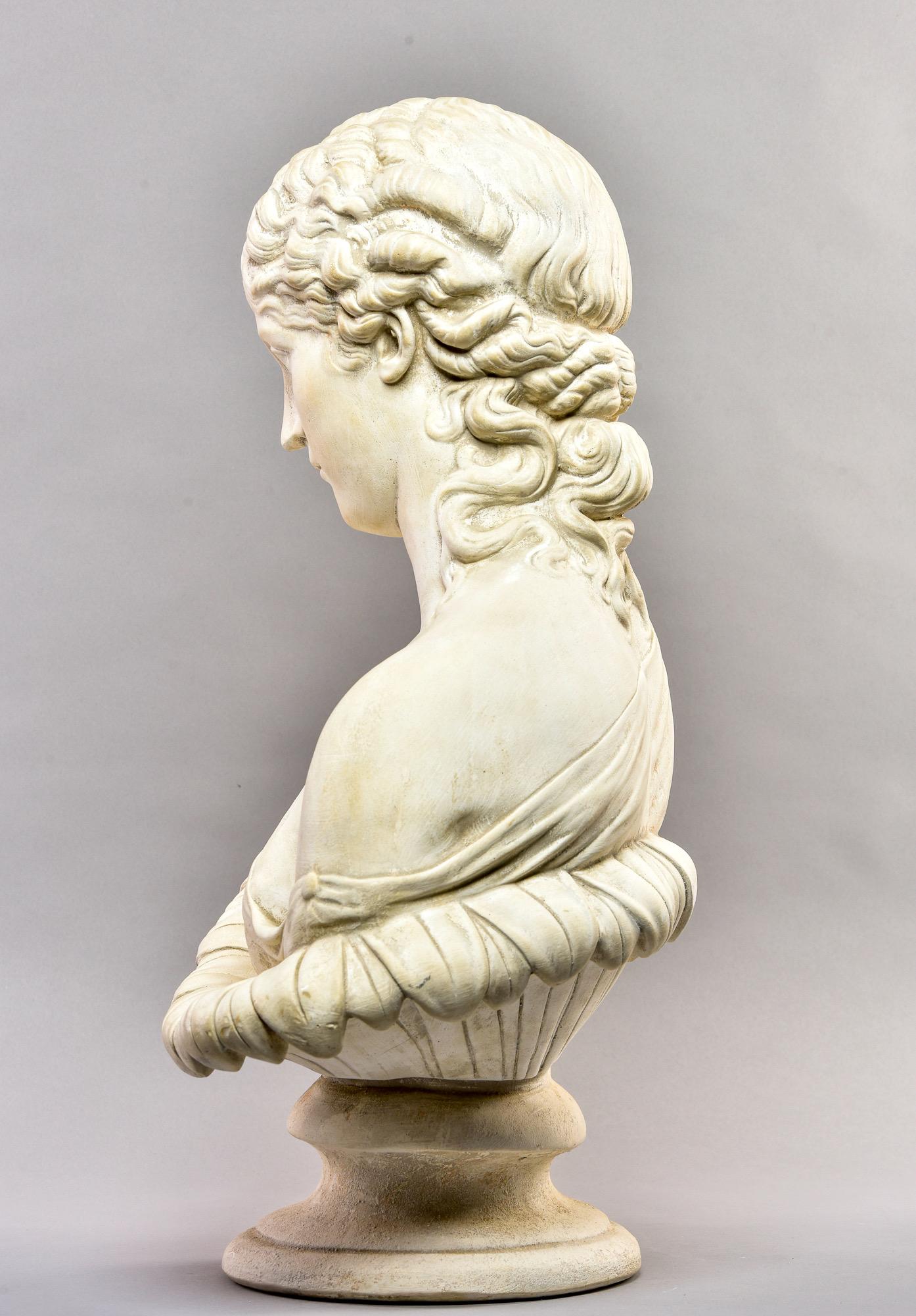 greek female bust