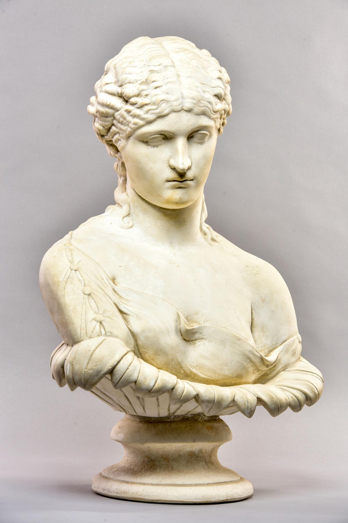 Late 20th Century Bust of Classical Greek Female Figure