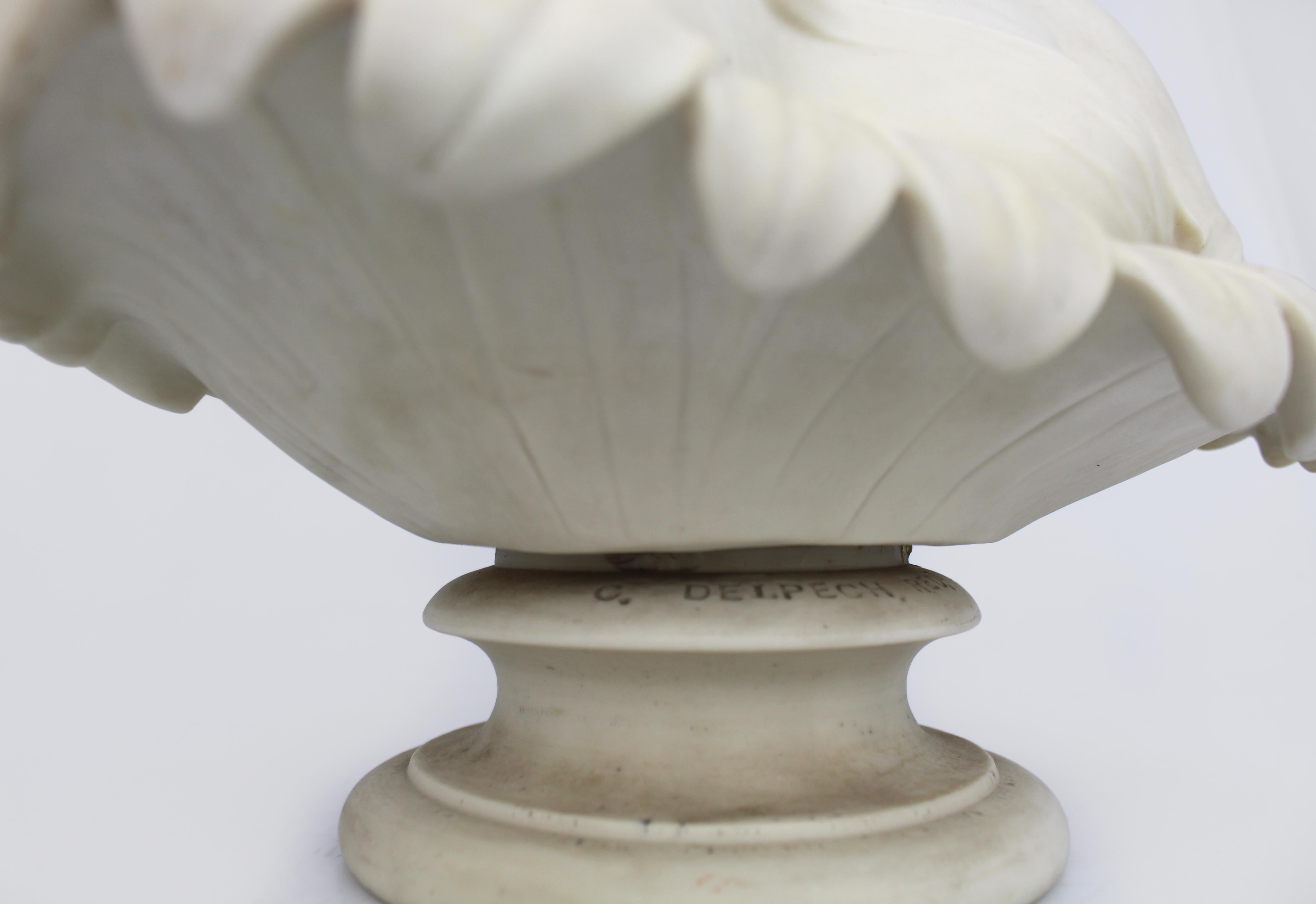 Busto di Clytie, Copeland Parian Ware dopo C.C. Delpech, Inghilterra, 1868 in vendita 5
