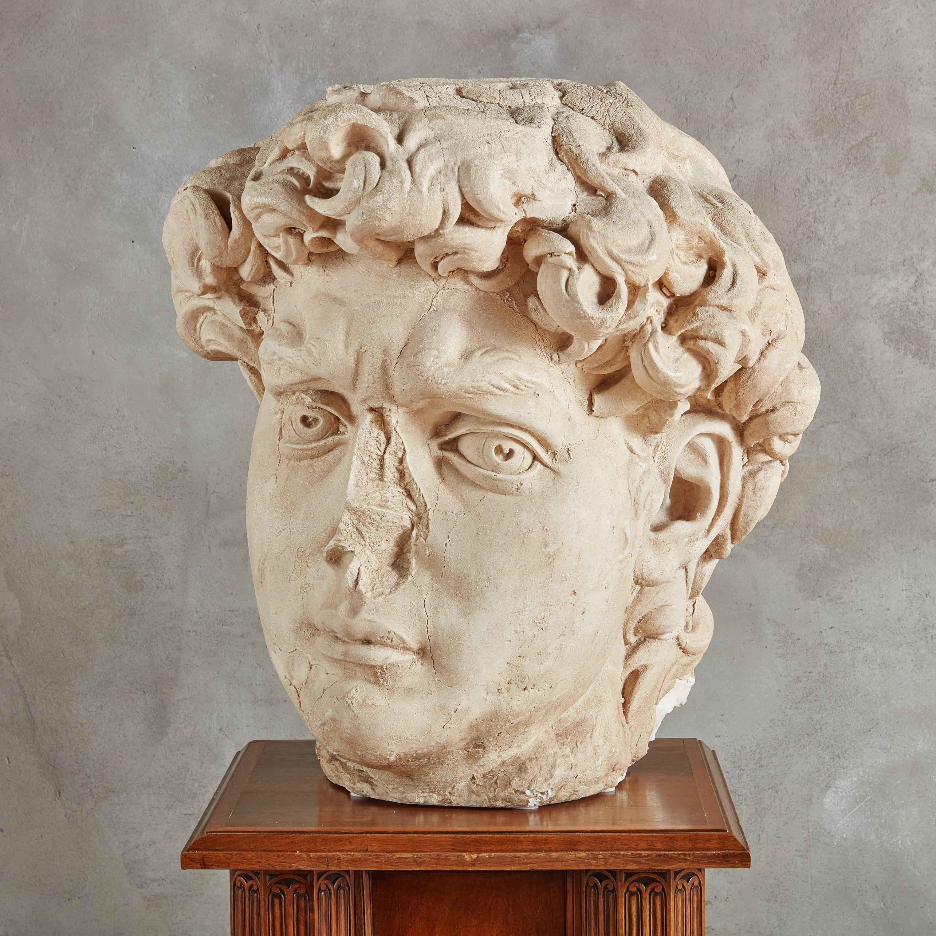 Italiano Busto di David di Stone International, 1992 in vendita