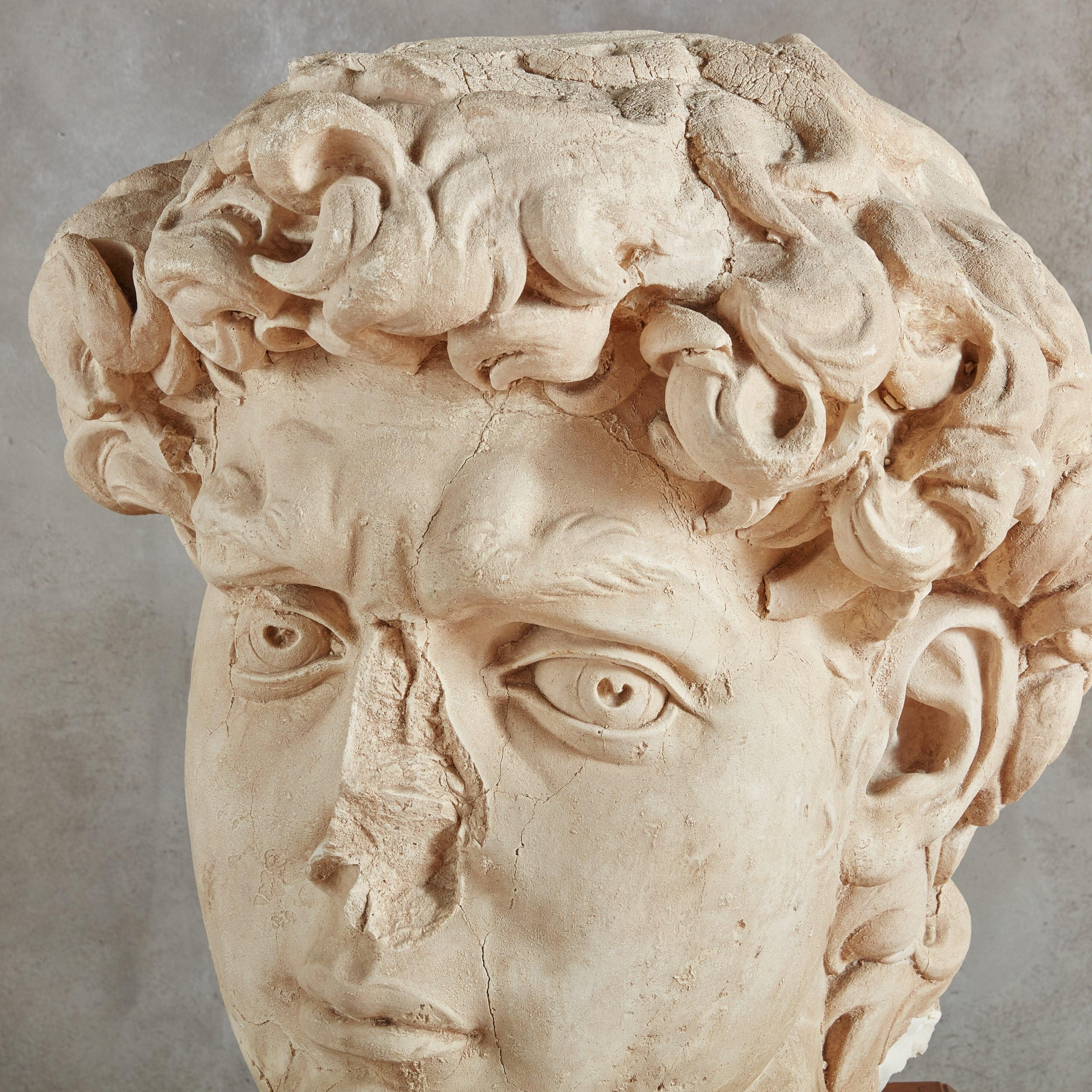 Busto di David di Stone International, 1992 In condizioni buone in vendita a Chicago, IL