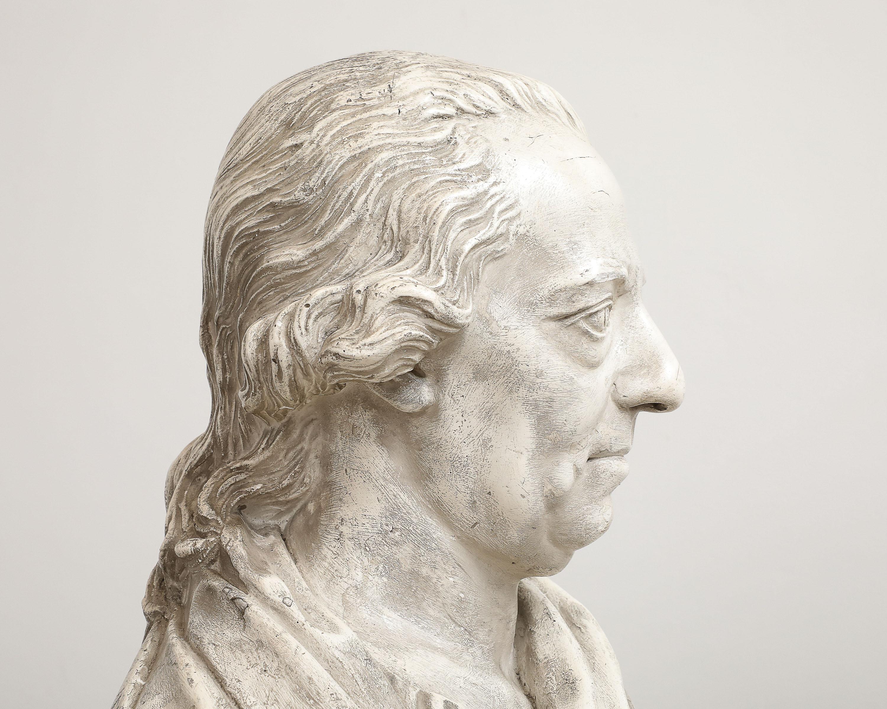 Bust of David Von Schulzenheim, Signed by Erik Gustav Göthe, Sweden, Dated 1821 For Sale 2