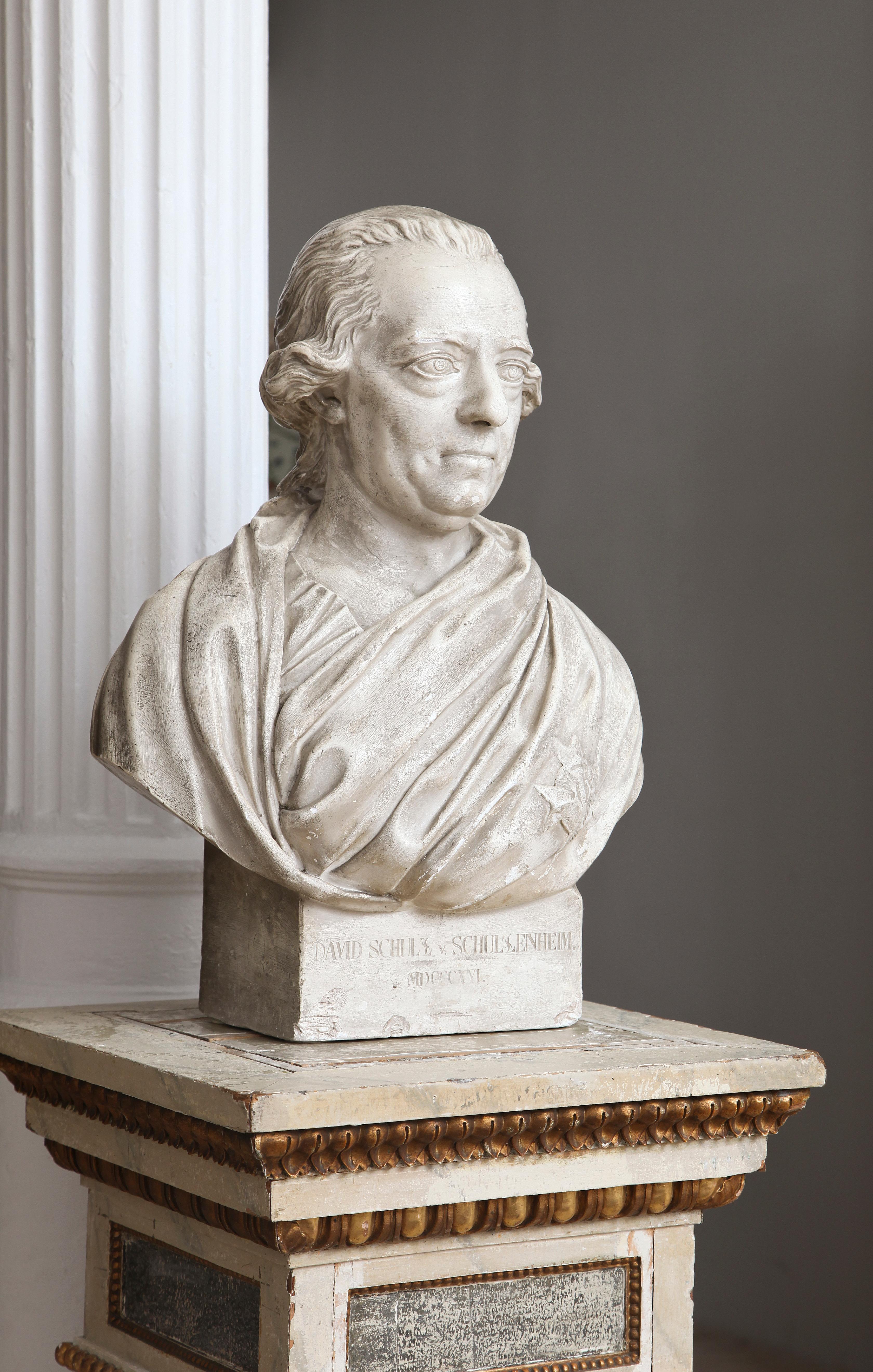 Bust of David Von Schulzenheim, Signed by Erik Gustav Göthe, Sweden, Dated 1821 For Sale 5