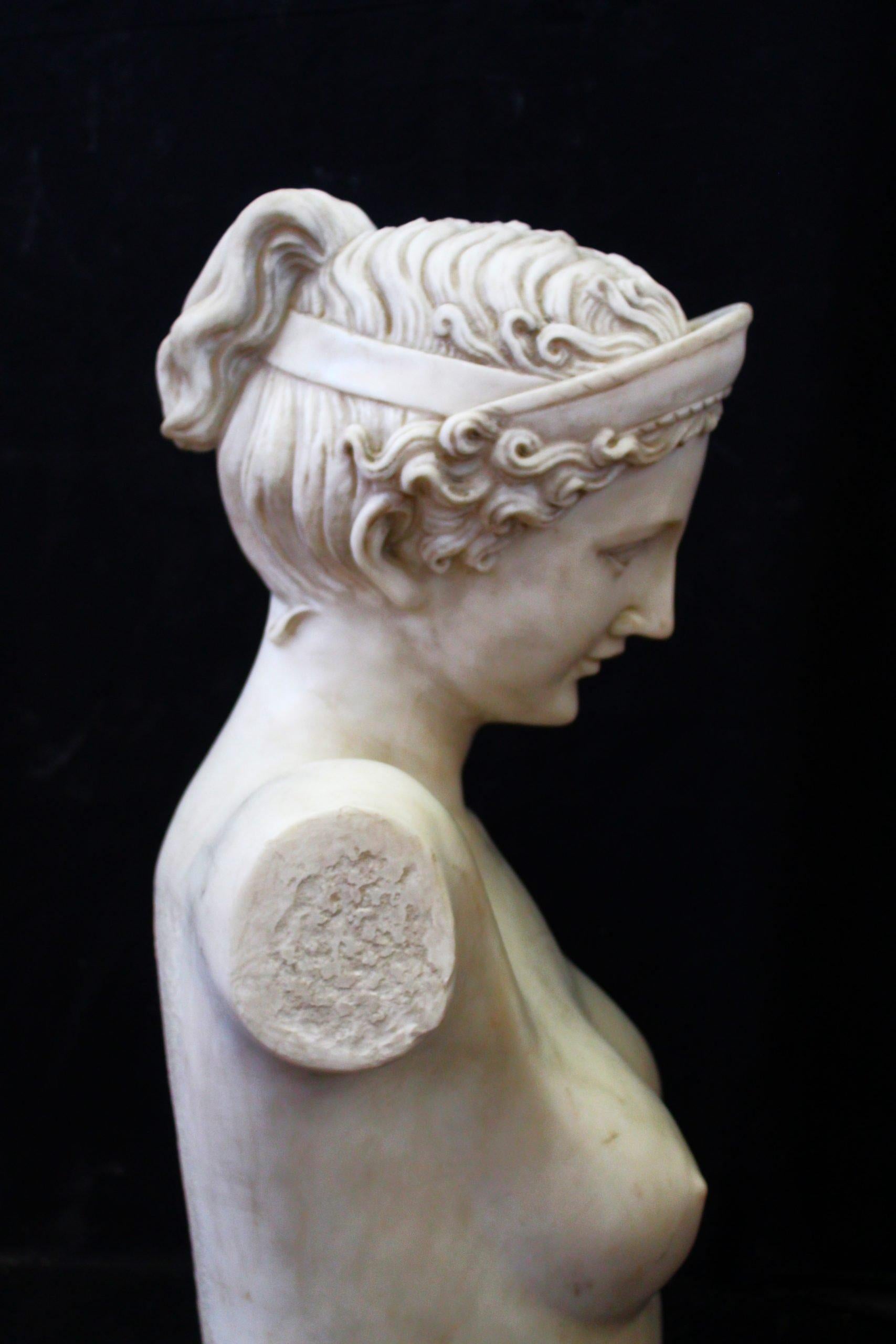 Marmo Busto di Diana in vendita