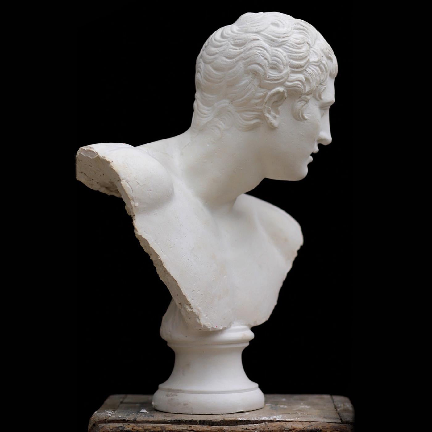 italien Buste de sculpture de disque de désobolus en vente
