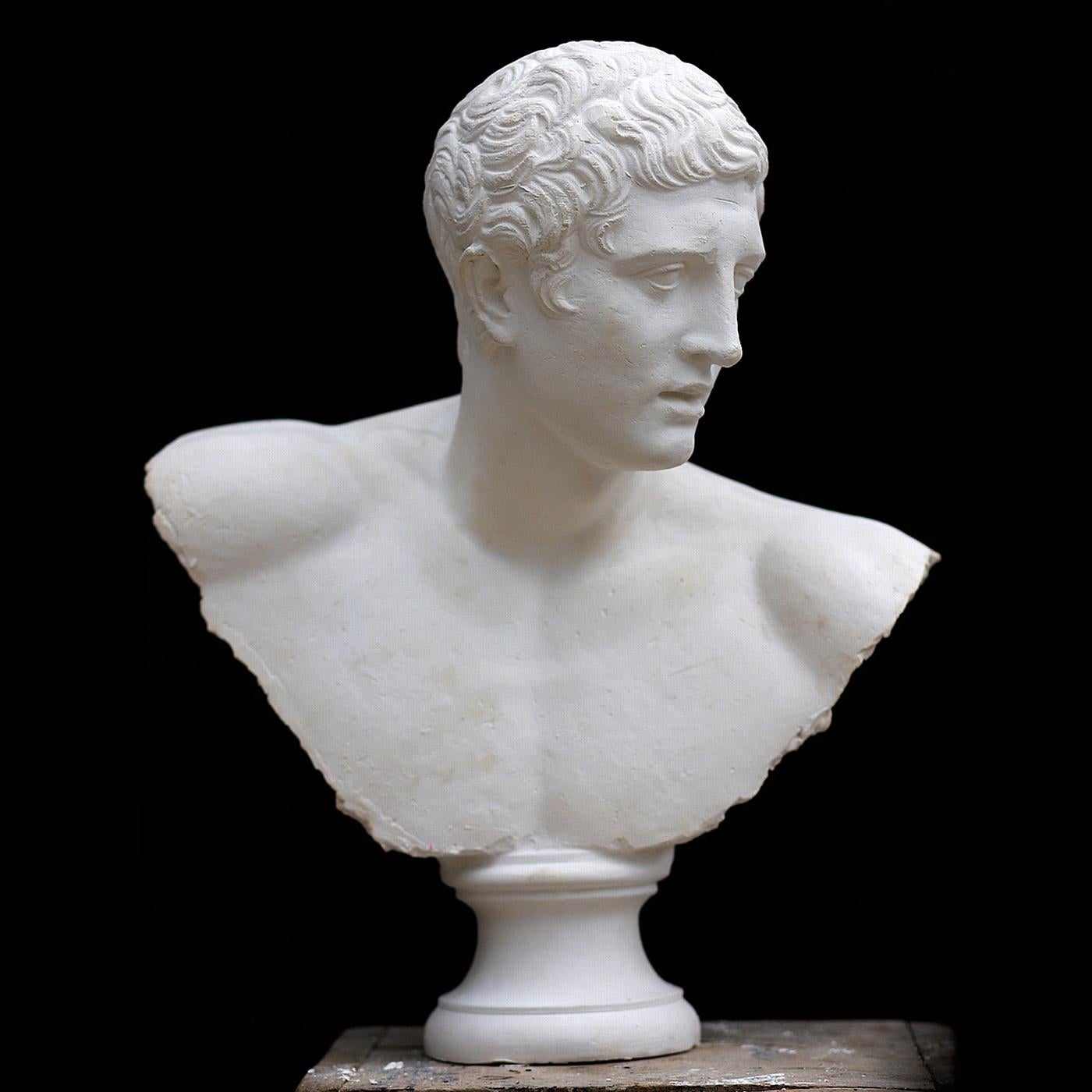 Contemporary Bust of Discobolus Sculpture For Sale