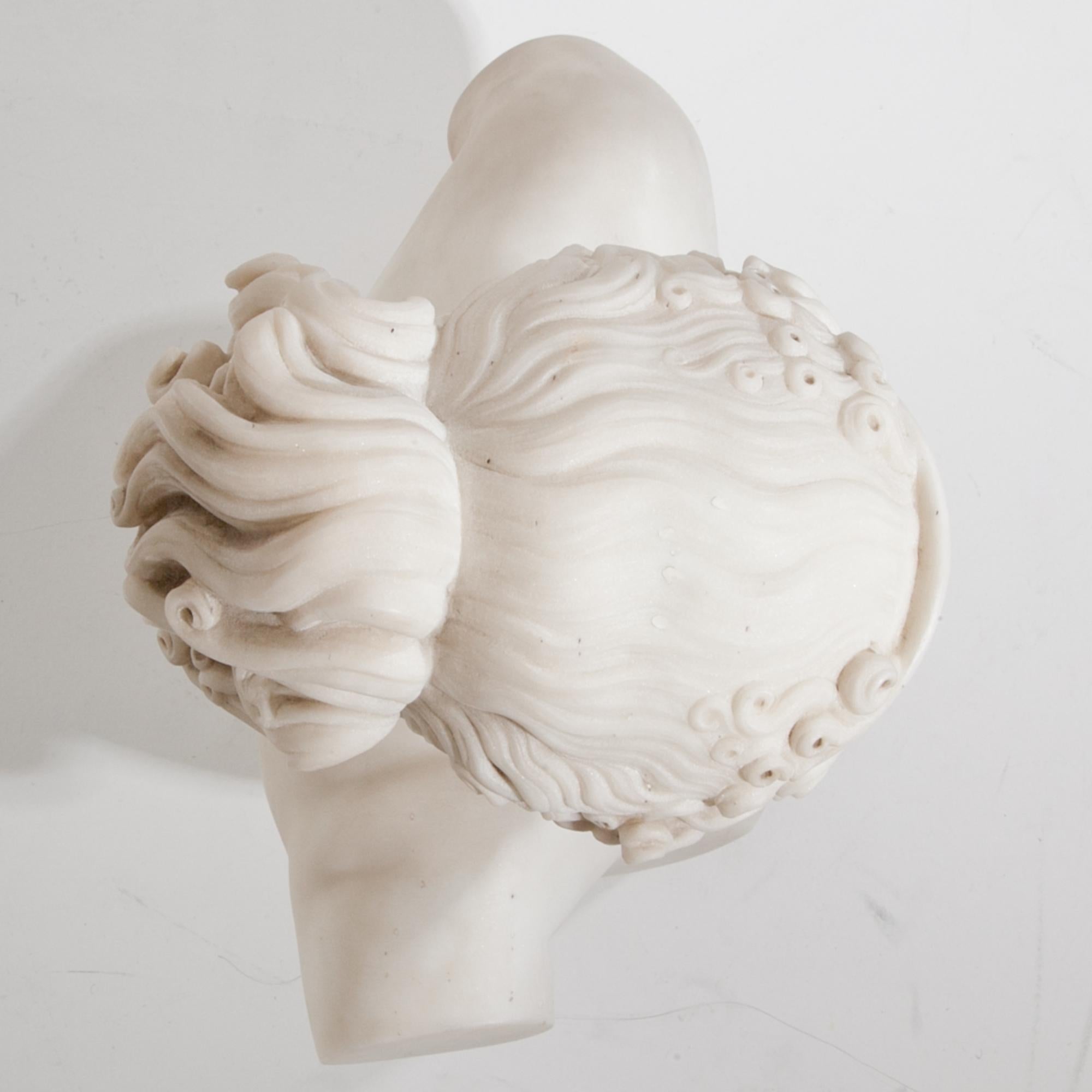 Marble Bust of Ebe after Canova, 19th Century