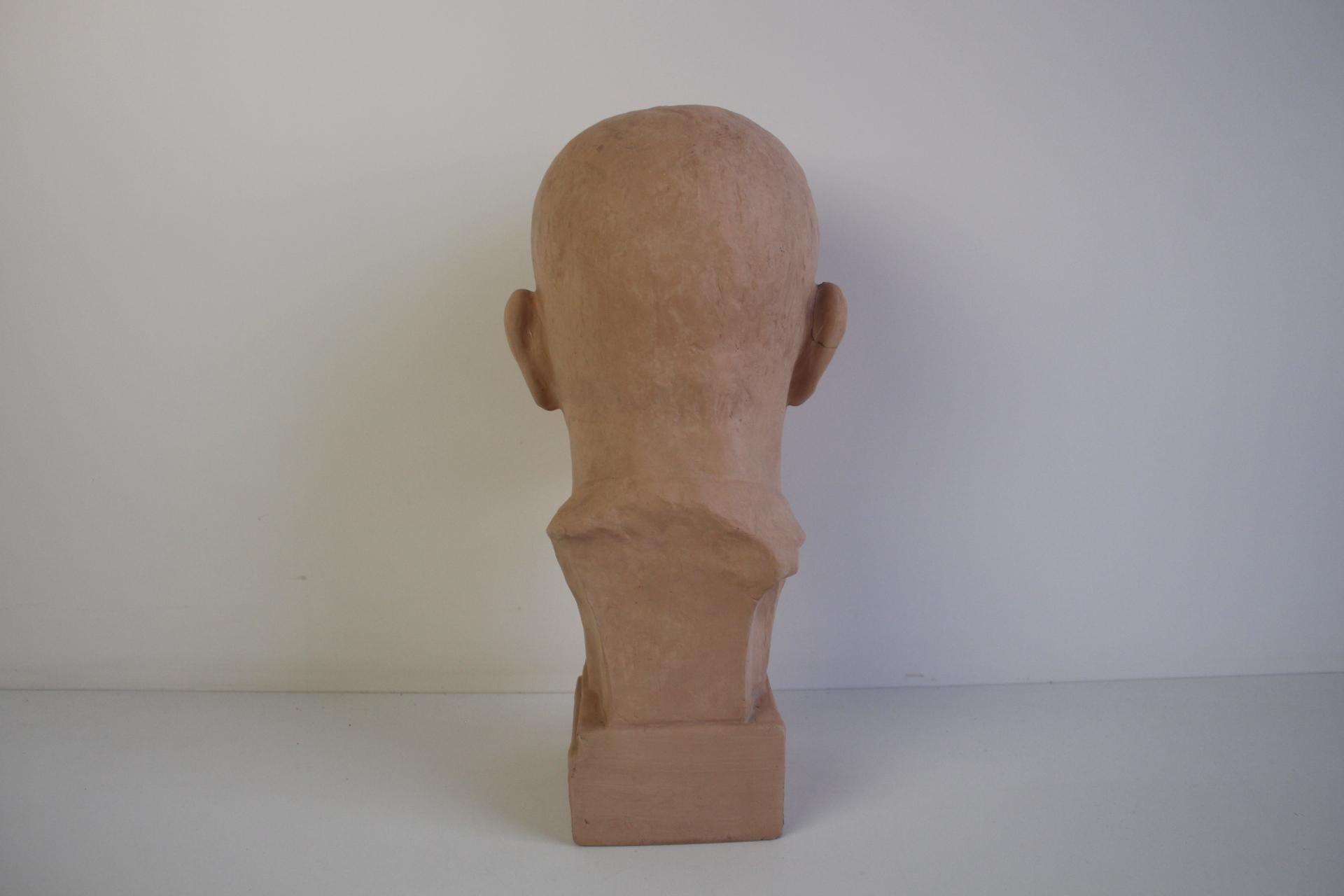 Bust of Edvard Beneš, President of Czechoslovakia, 1946 For Sale 2