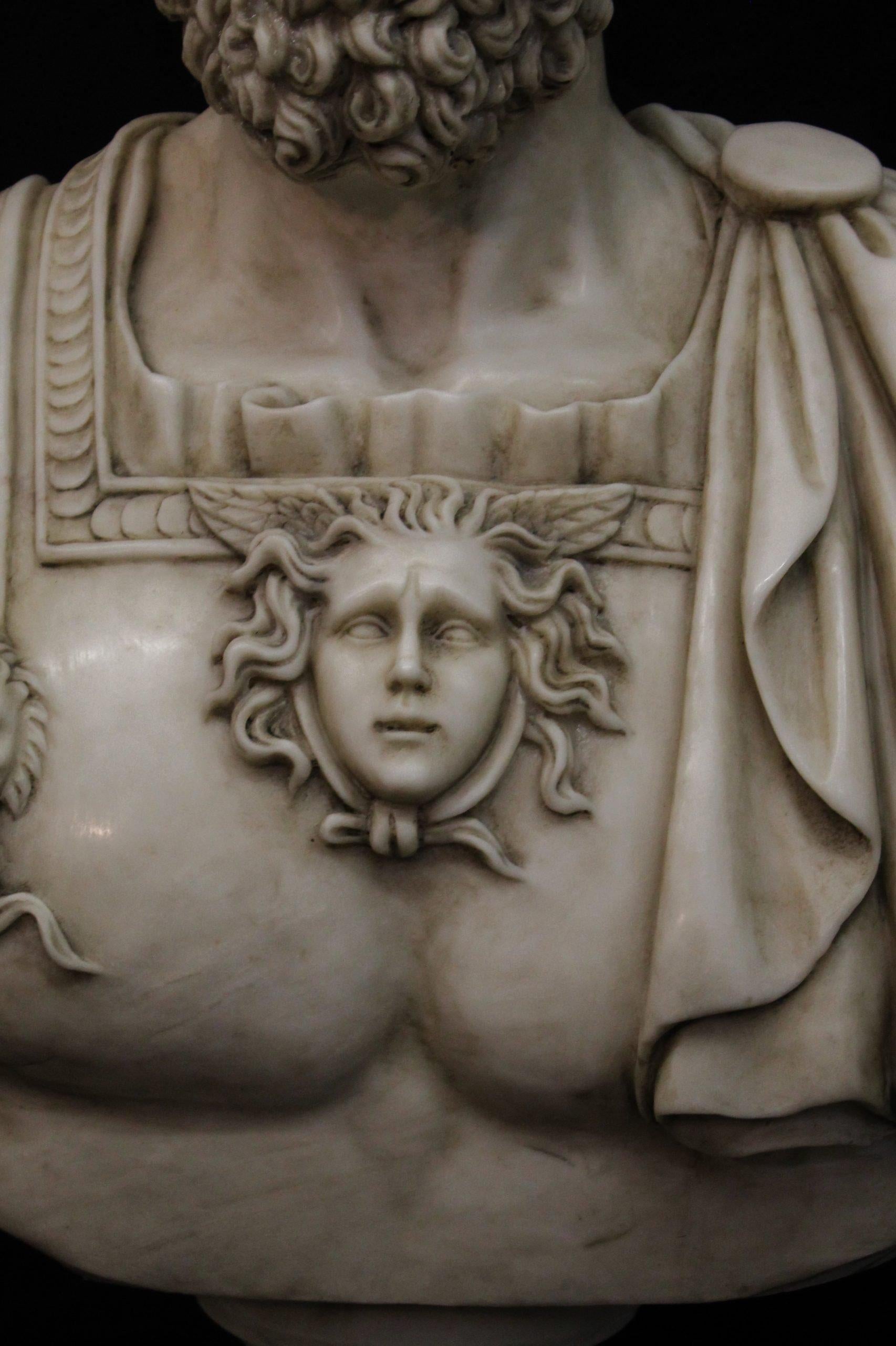 Bust of emperor, Antoninus Pius In Good Condition In Rome, IT