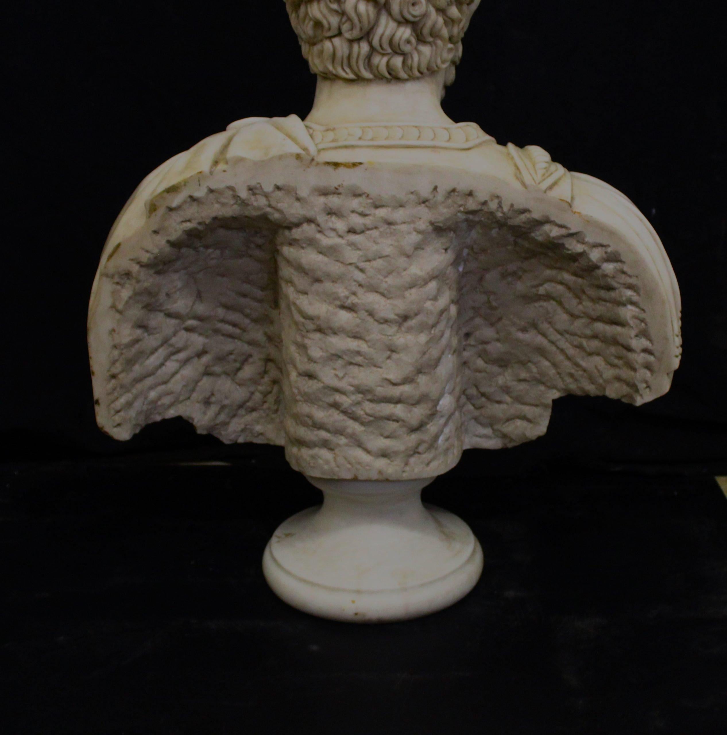 Marble Bust of emperor, Antoninus Pius