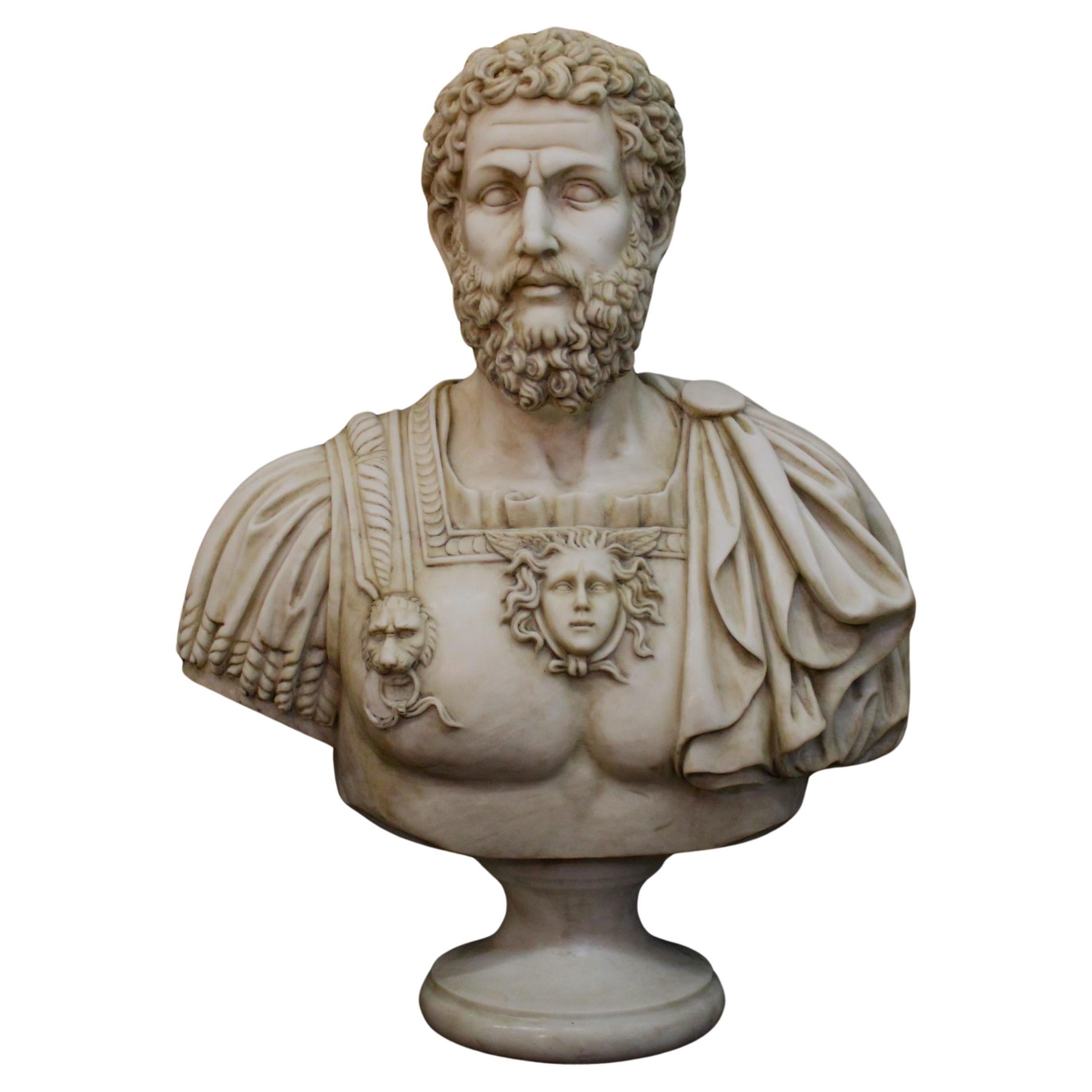 Bust of emperor, Antoninus Pius