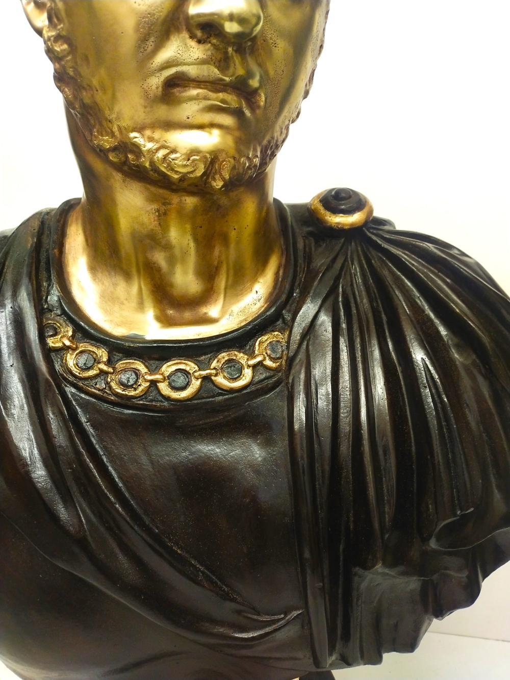Bronze Bust of Emperor Caracalla For Sale