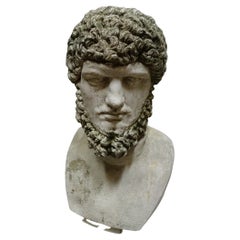 Vintage Bust of Emperor Lucius Aurelius Verus