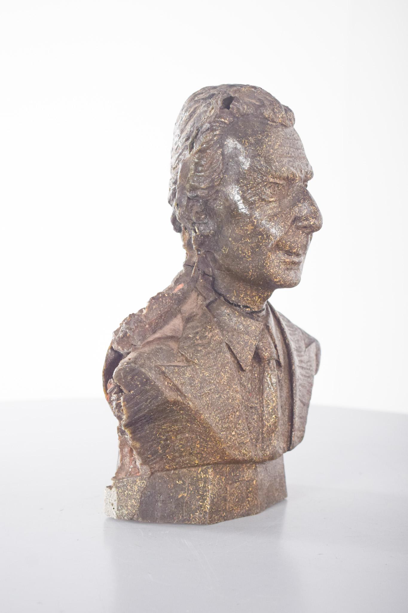 Busto di Francisco Sá Carneiro a Metal, Portogallo In condizioni discrete in vendita a Lisboa, Lisboa