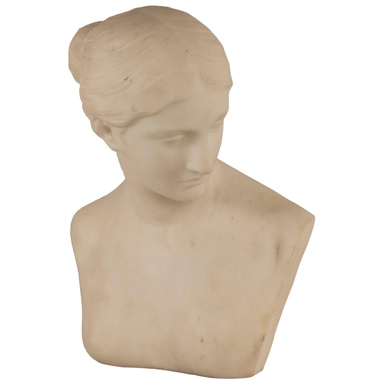 Bust of "Greek Slave" by Hiram Powers For Sale at 1stDibs