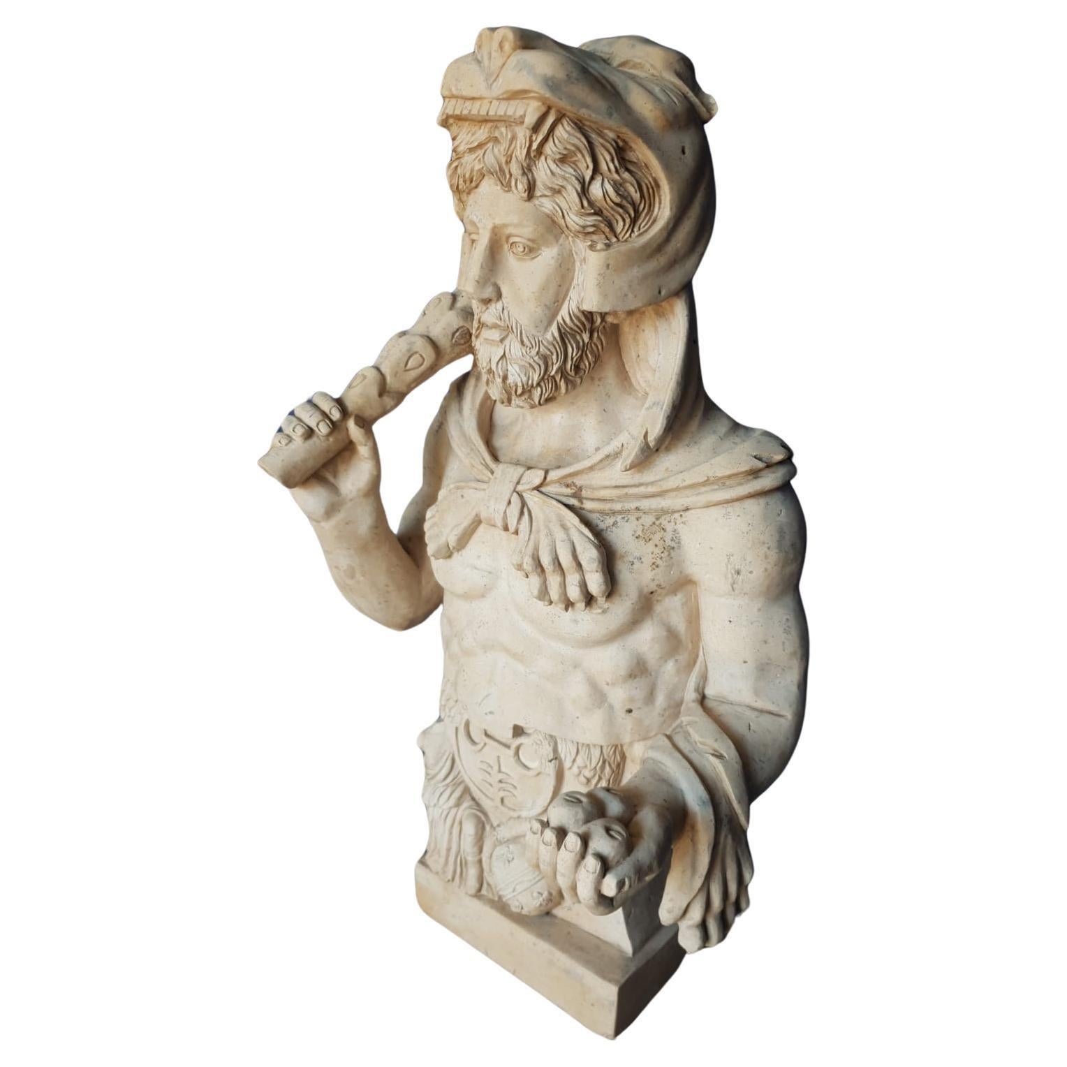 Marmo Busto di Ercole in vendita