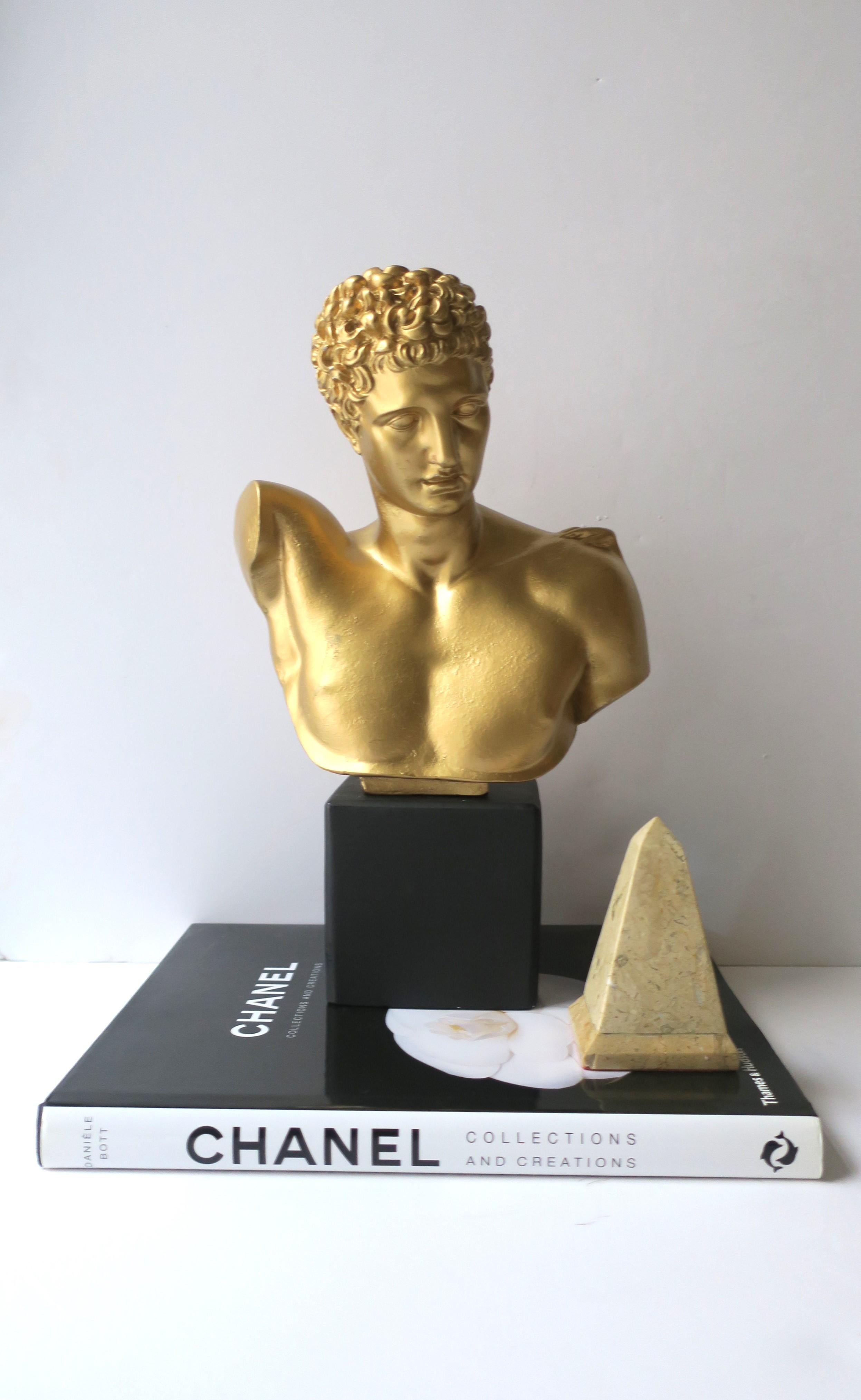 Gilt Bust of Hermes  For Sale