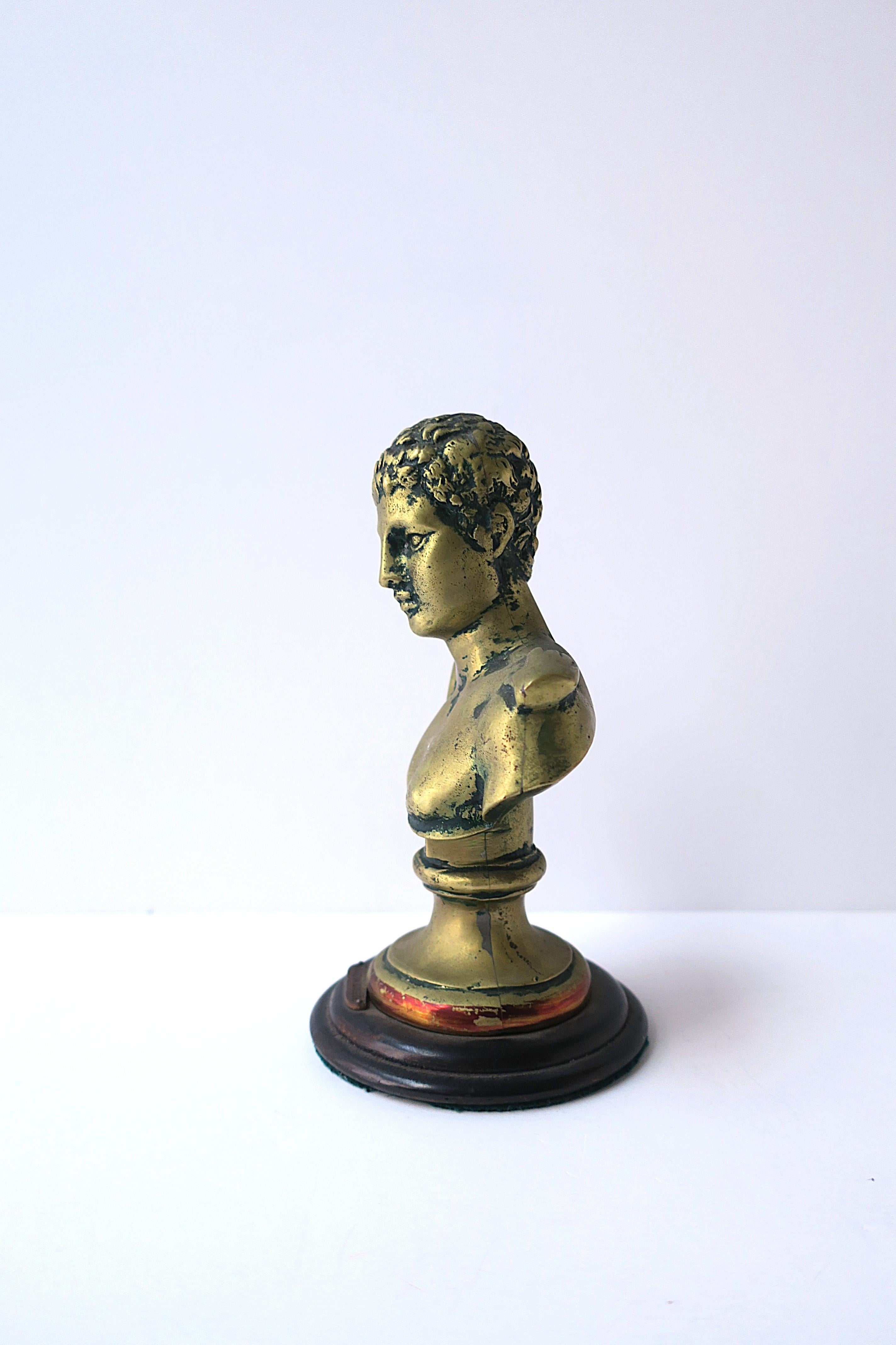 Laiton Bust of Hermes en vente