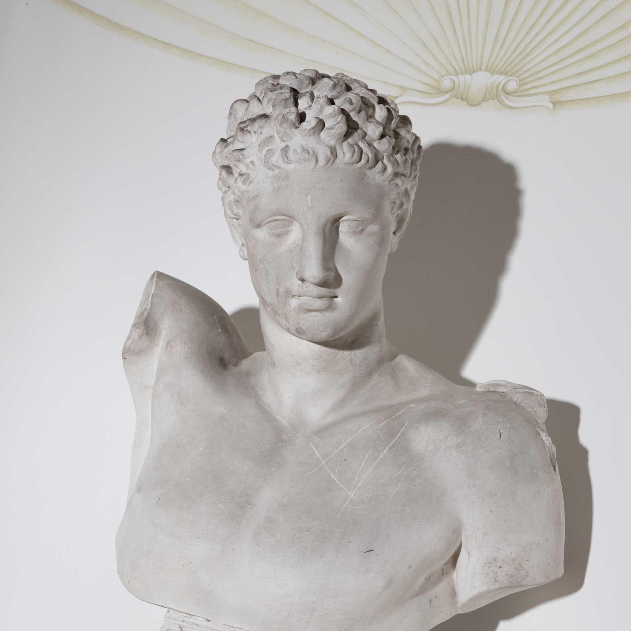 Bust of Hermes of Olympia, Late 19th Century For Sale 1