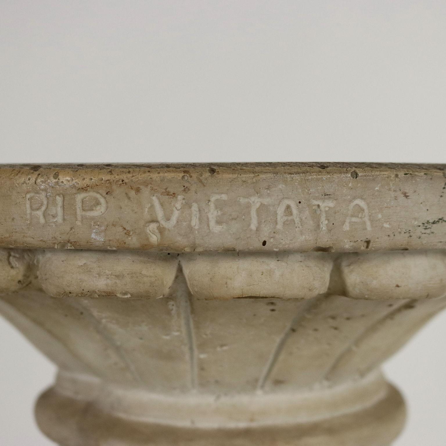 Bust of Julius Caesar with Concrete Column, Italy Late 19th – Early 20th Century 8