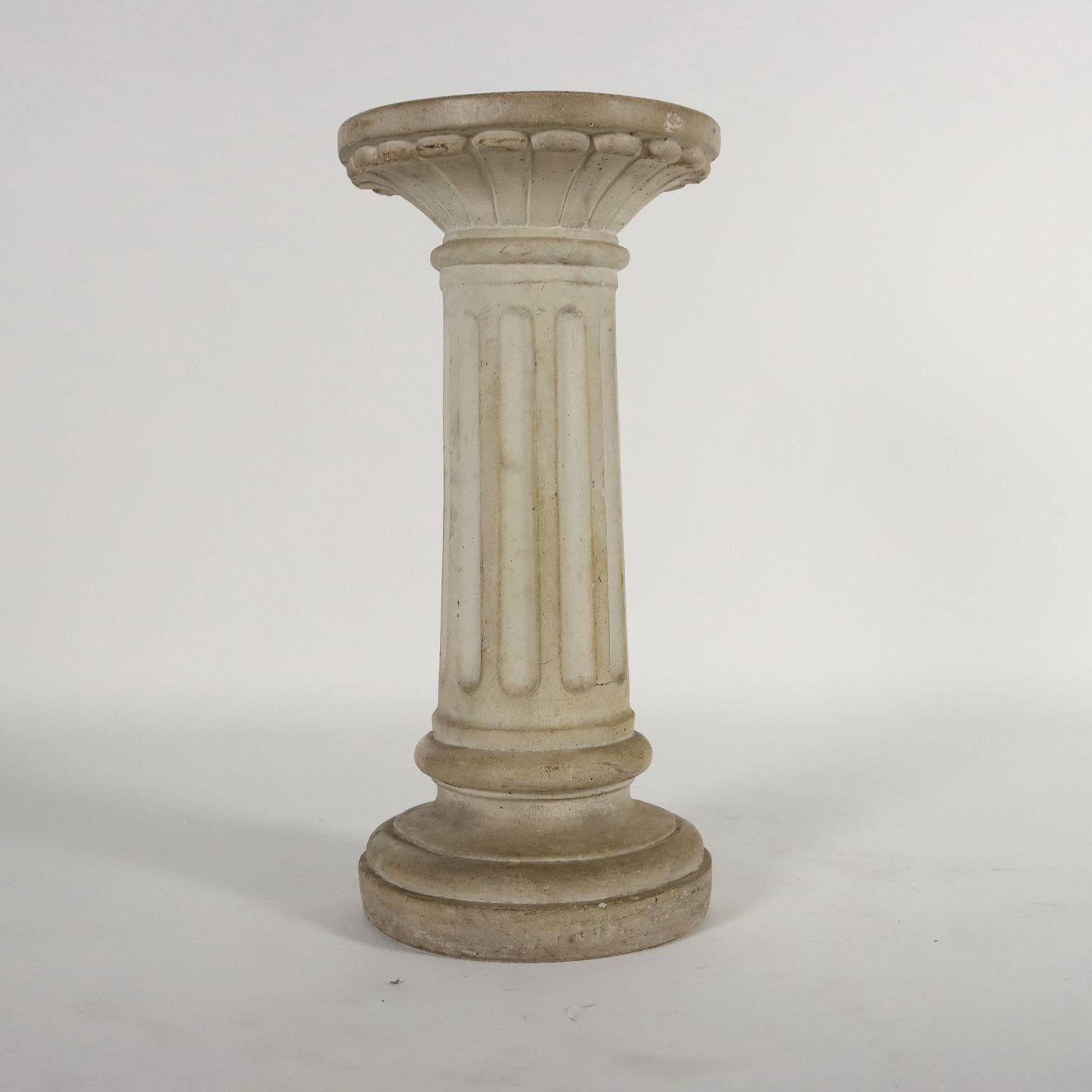 Bust of Julius Caesar with Concrete Column, Italy Late 19th – Early 20th Century 11