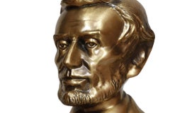 "Bust of Lincoln" Bookends by Philadelphia Manufacturing Co, a Pair