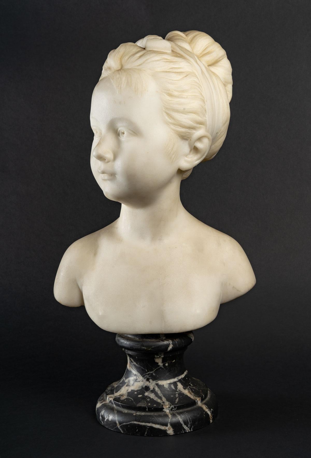 Bust of Louise Brongniart by Jean-Antoine Houdon 1