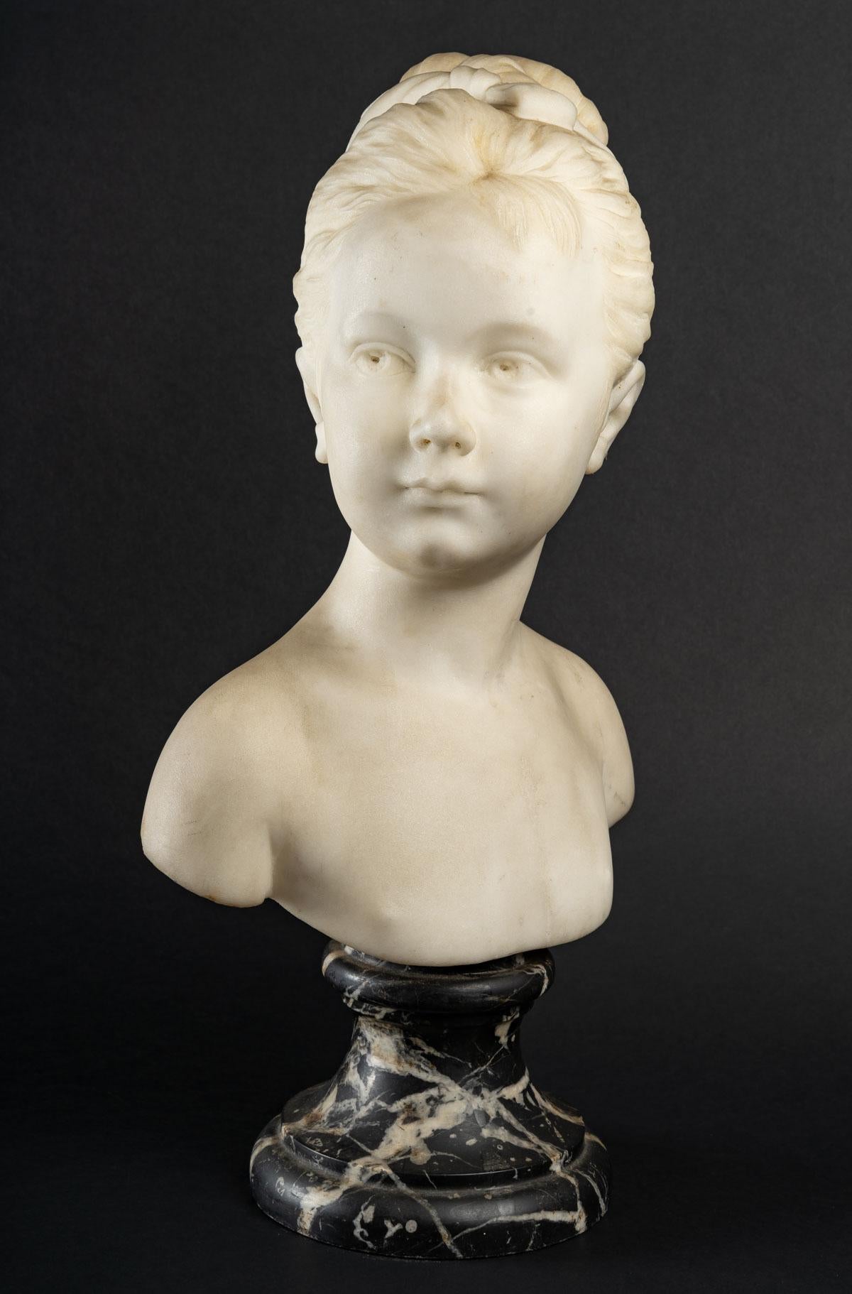 Bust of Louise Brongniart by Jean-Antoine Houdon 3