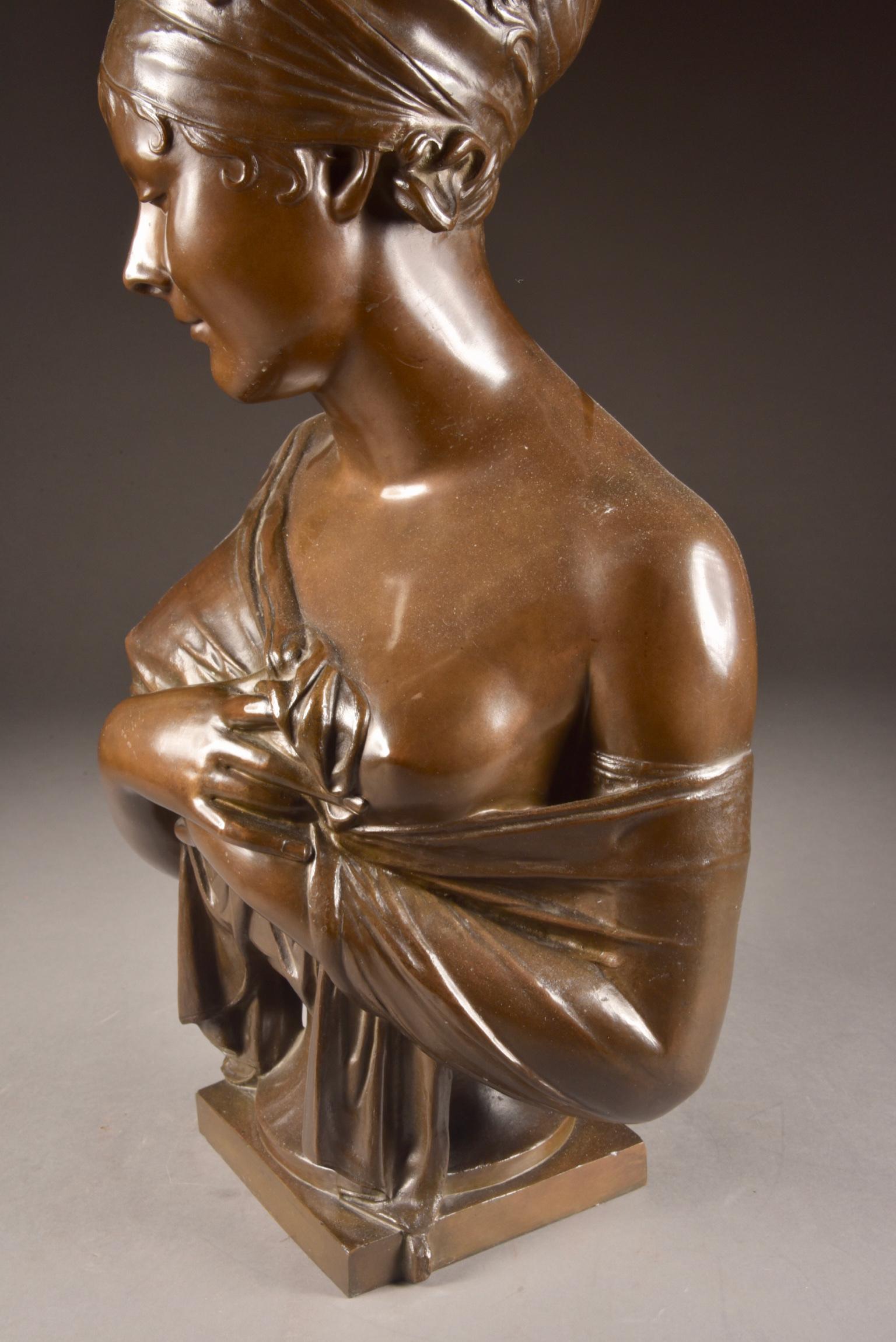 Bust of Madame Récamier, After Jean, Antoine Houdon ‘1741-1828’ For Sale 5