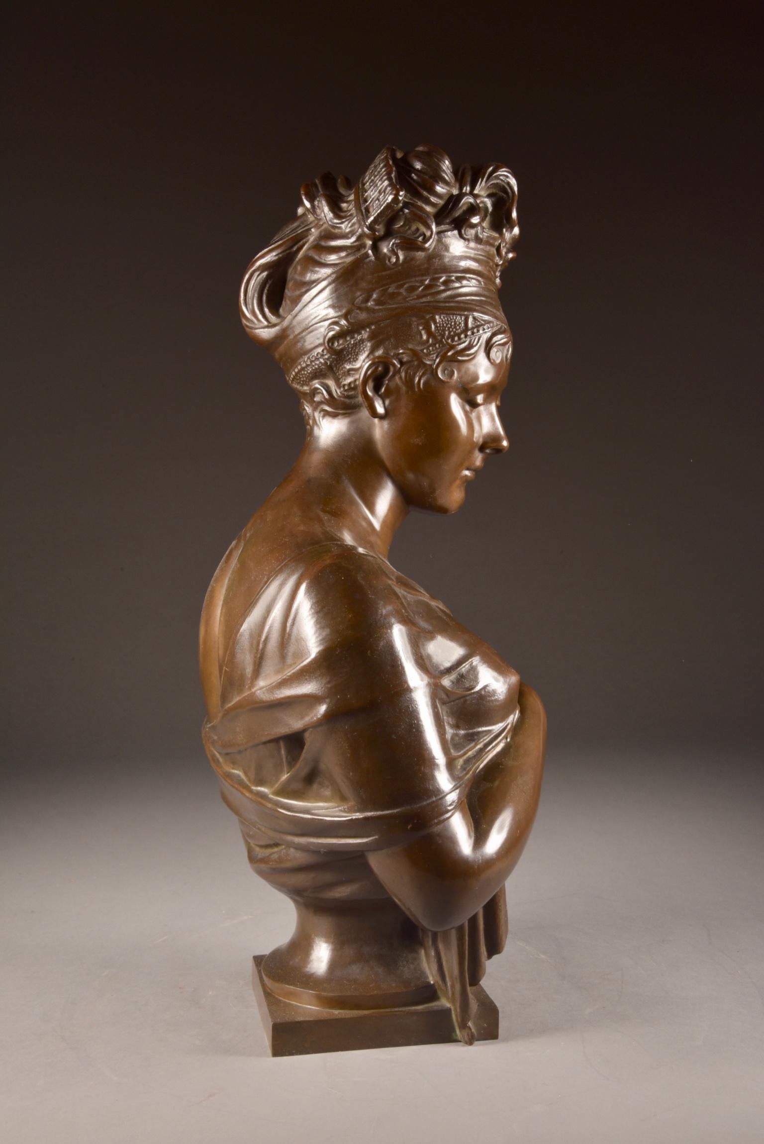 Bust of Madame Récamier, After Jean, Antoine Houdon ‘1741-1828’ For Sale 9