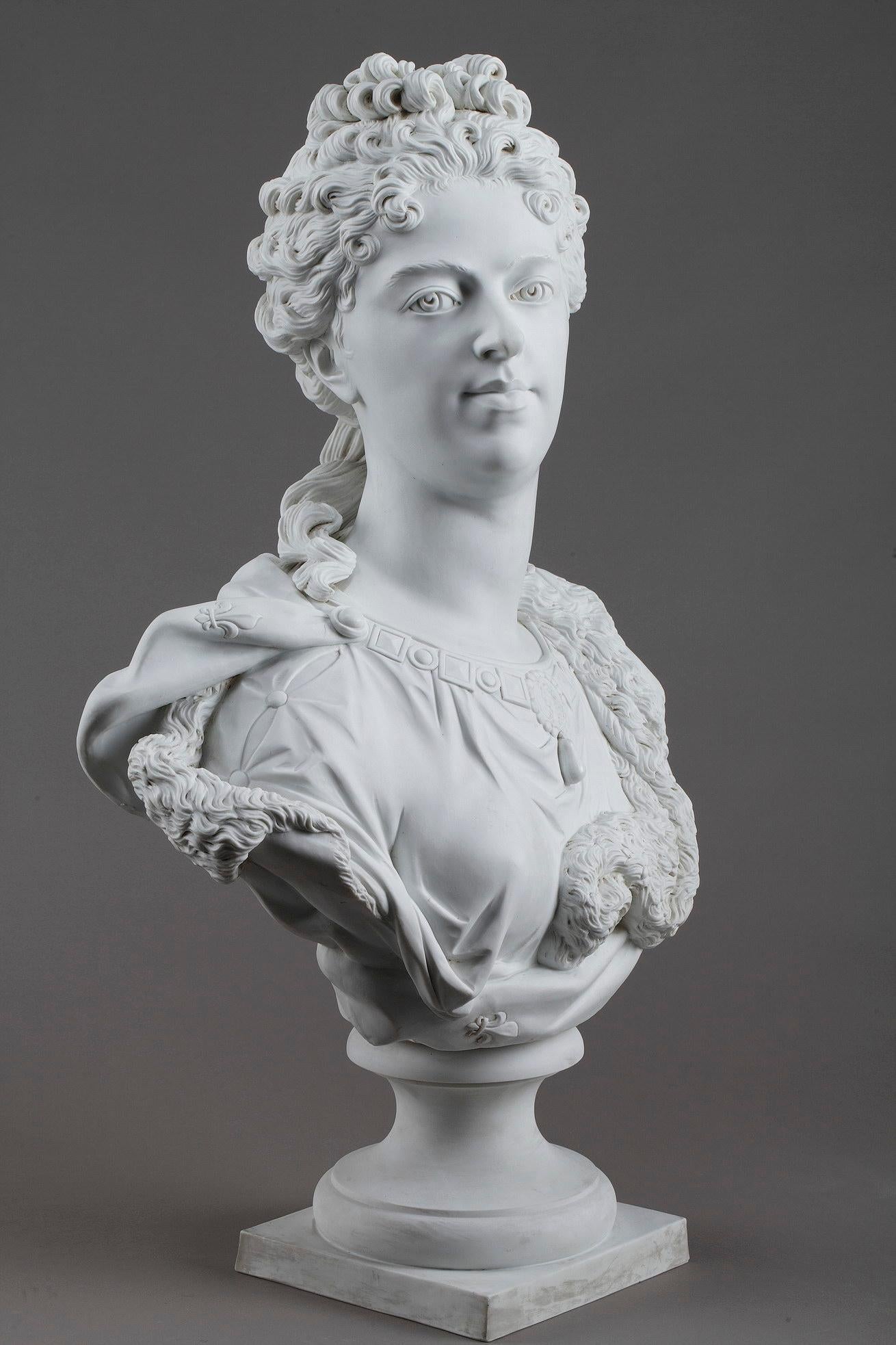 Bust of Marie Adélaïde of Savoy, Duchess of Burgundy After Coysevox 3