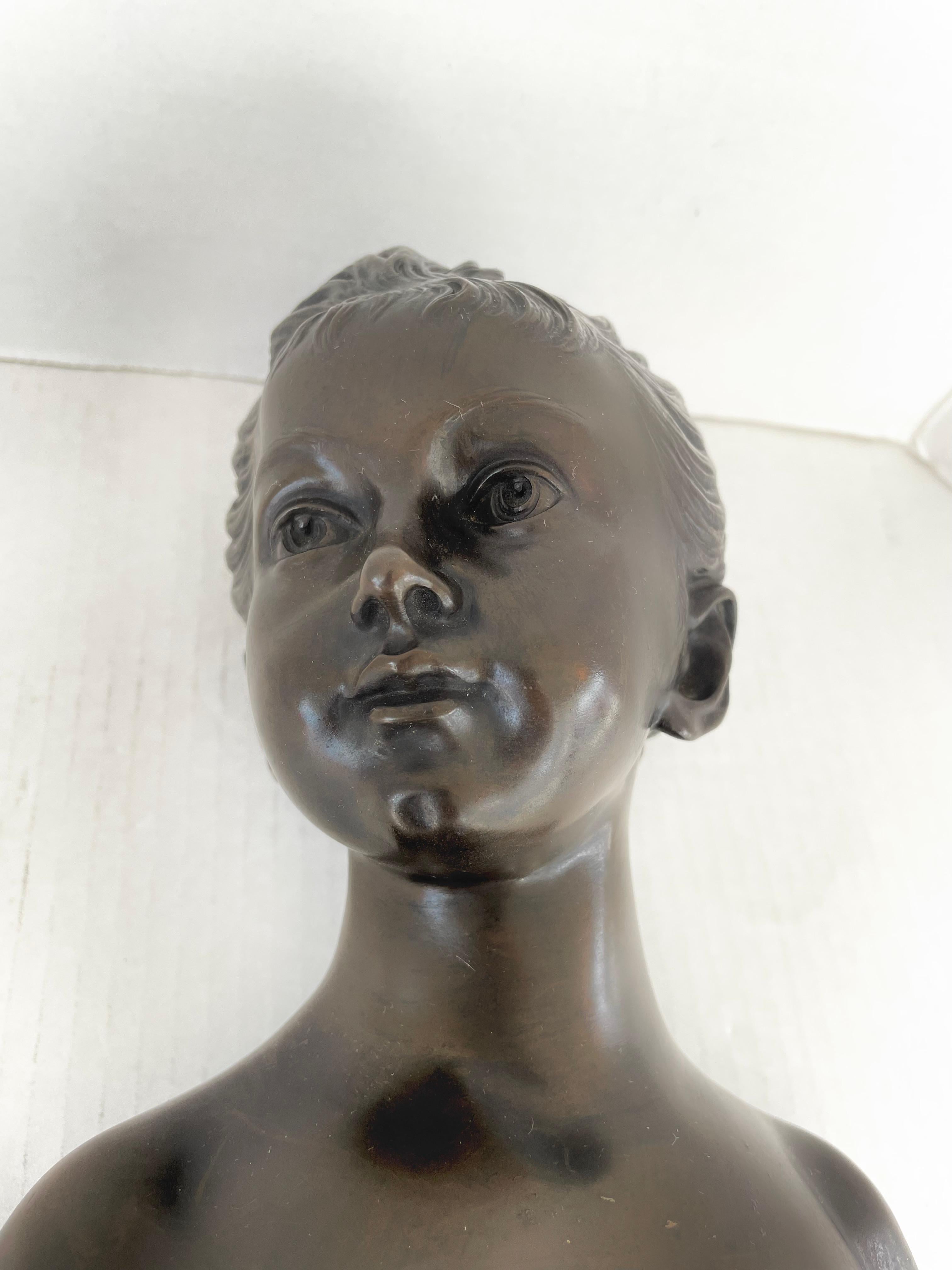 Bust of Marie Louise Brongniart after Jean Antoine Houdin For Sale 7