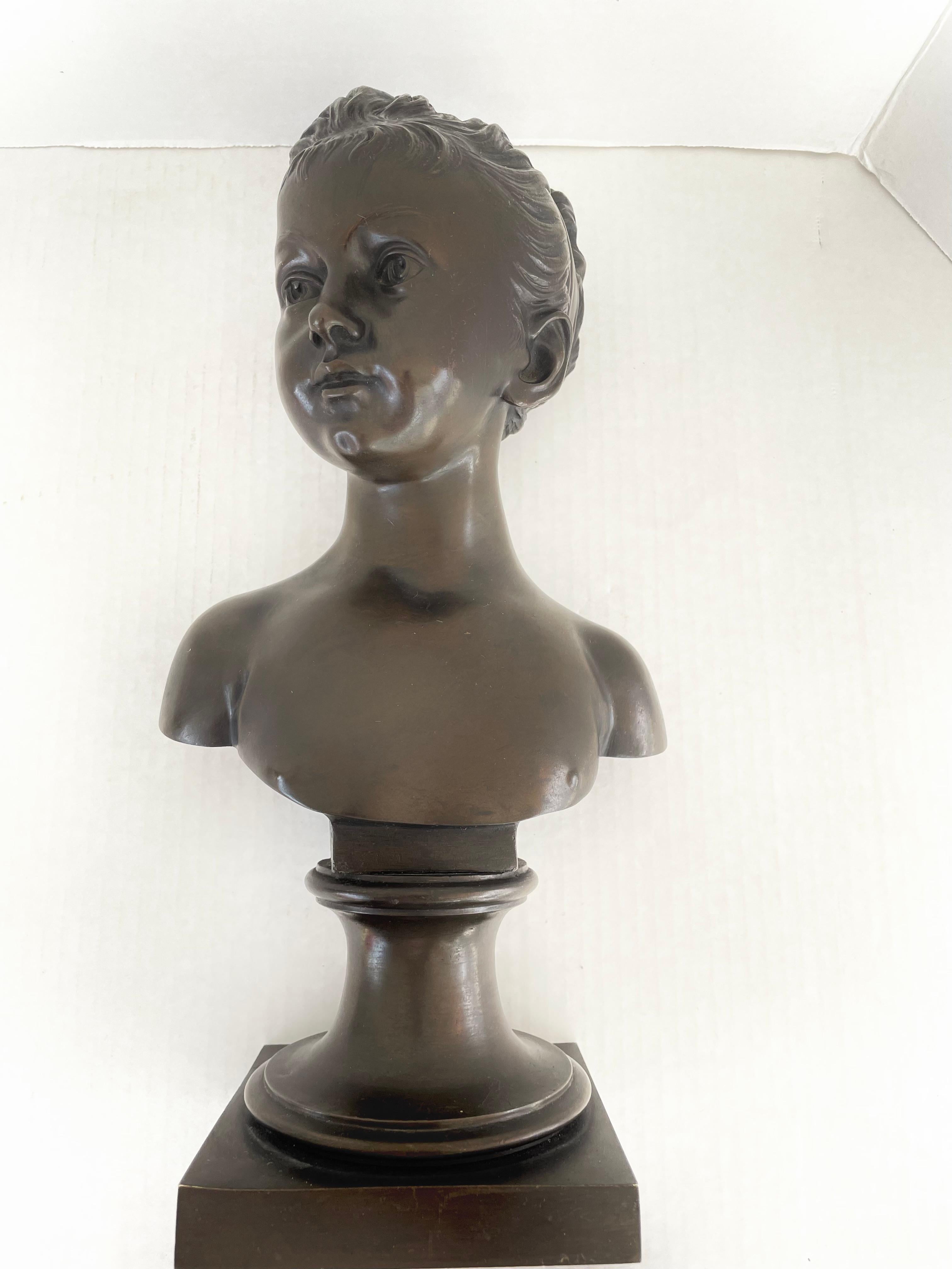 Bust of Marie Louise Brongniart after Jean Antoine Houdin For Sale 1