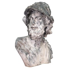 Bust of Menelaus or Ajax (Pasquino Group). Bronze. 20th century.