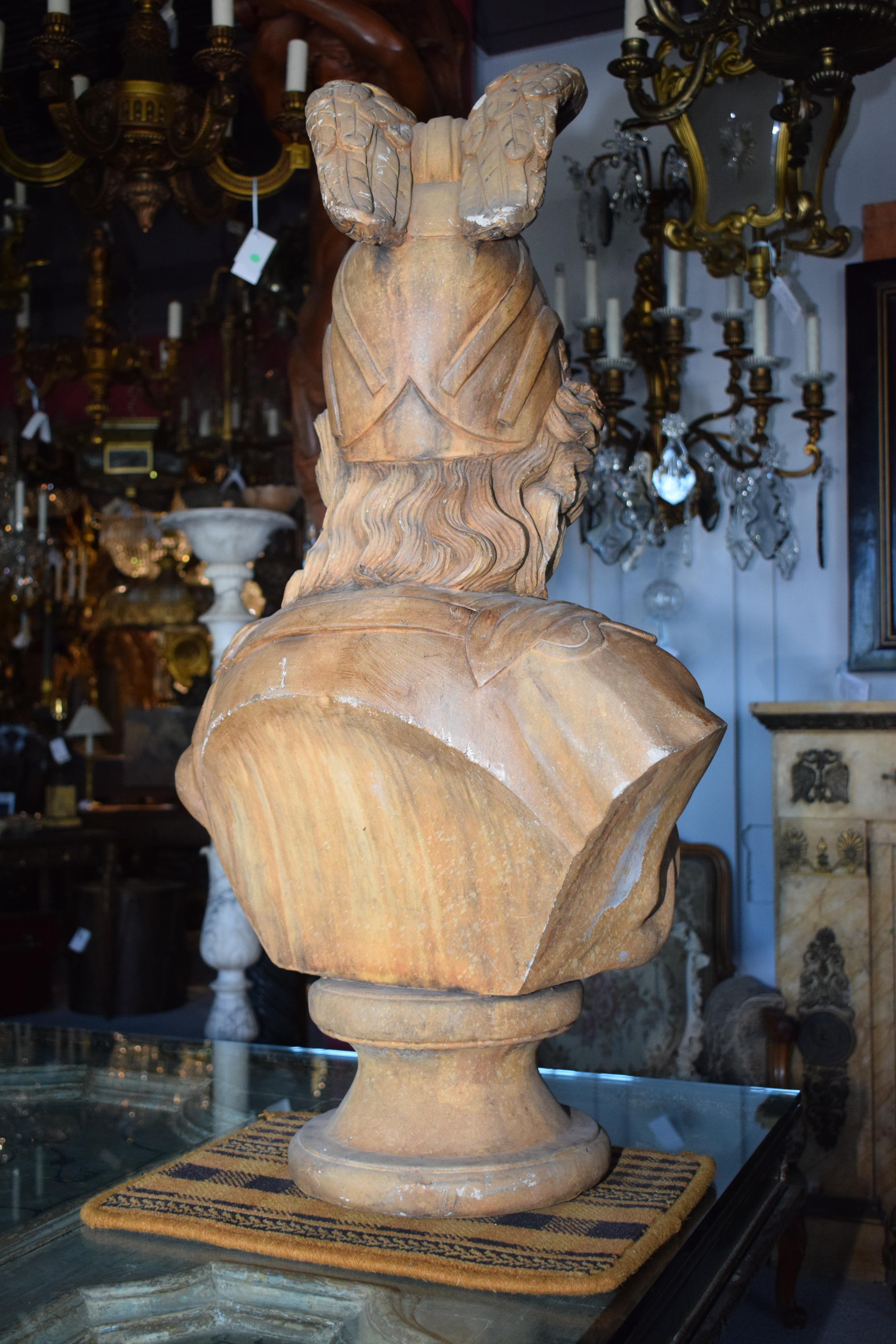 20th Century Bust of Minerva For Sale