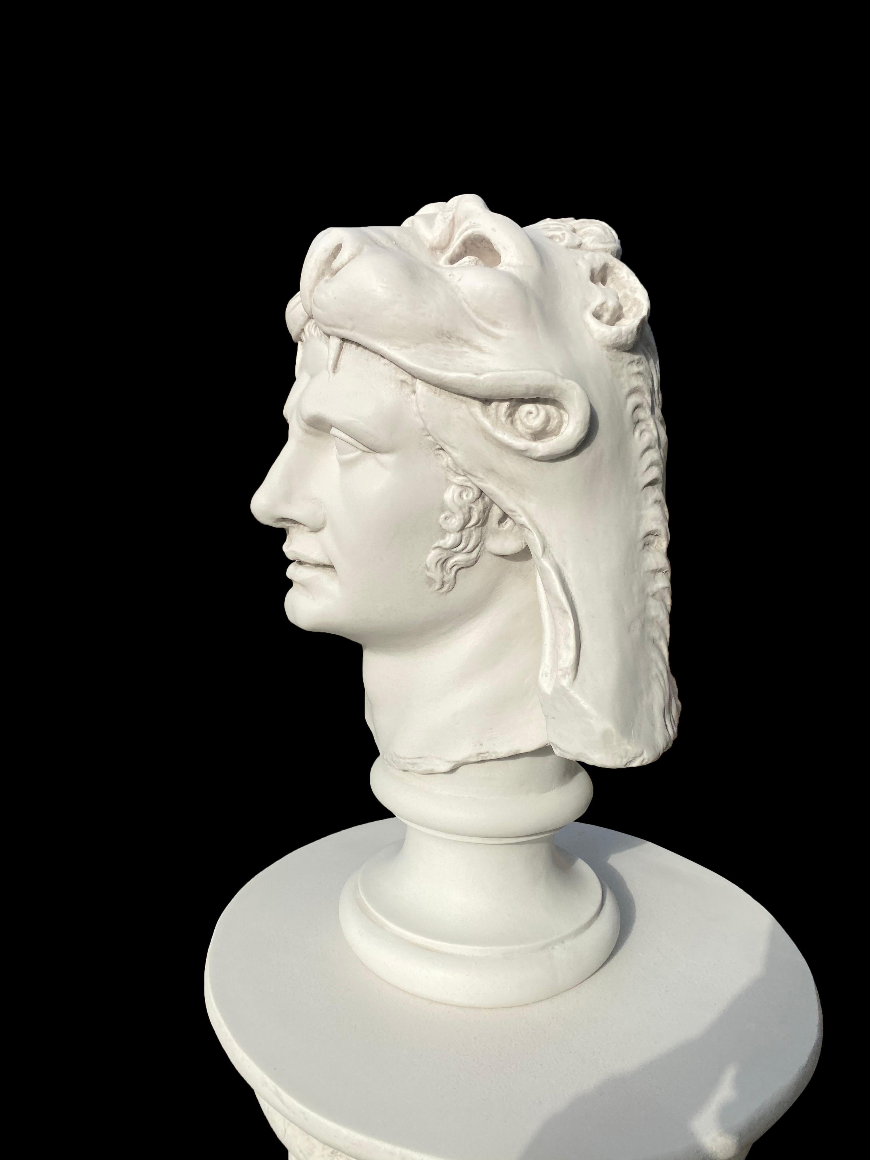 Busto di Mitridate - Scultura classica del XX secolo in vendita 3